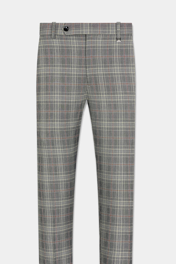 Chalice Gray Plaid Wool Rich Pant T2928-SW-28, T2928-SW-30, T2928-SW-32, T2928-SW-34, T2928-SW-36, T2928-SW-38, T2928-SW-40, T2928-SW-42, T2928-SW-44