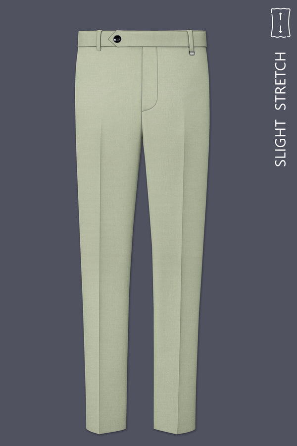 Xanadu Green Wool Rich Stretchable Pant