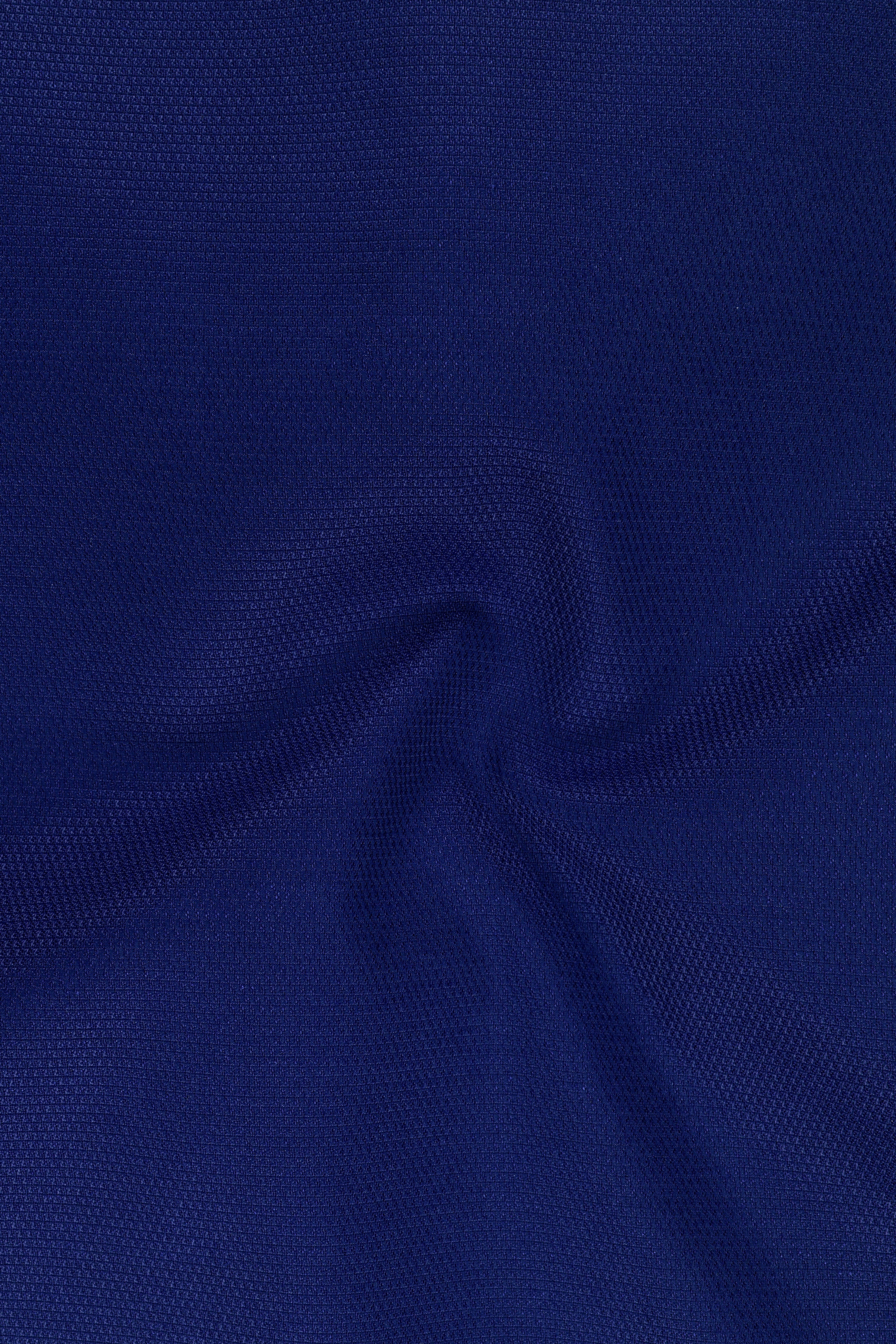 Catalina Blue Wool Rich Stretchable Pant