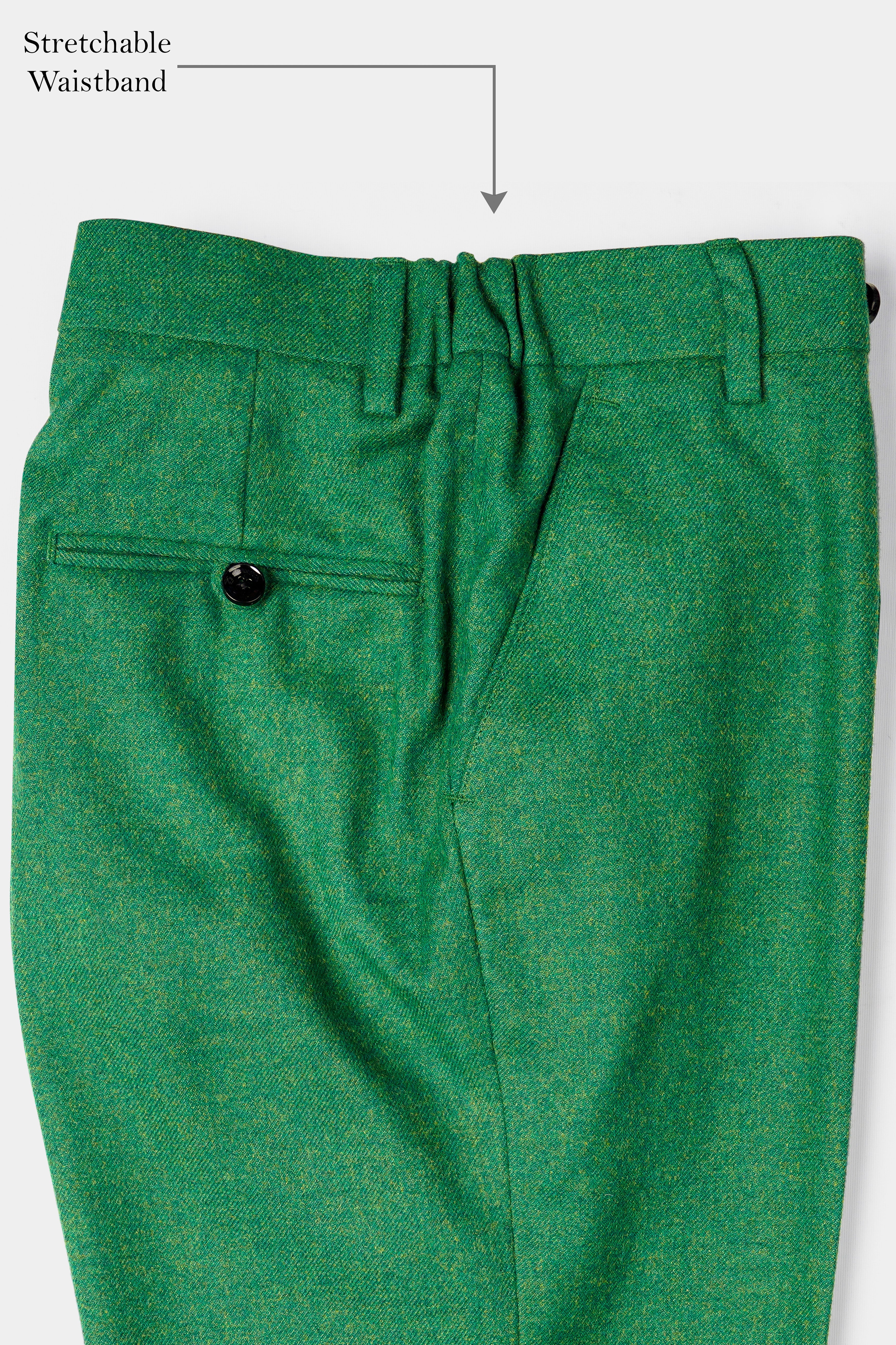 Napier Green Tweed Pant T2976-28, T2976-30, T2976-32, T2976-34, T2976-36, T2976-38, T2976-40, T2976-42, T2976-44