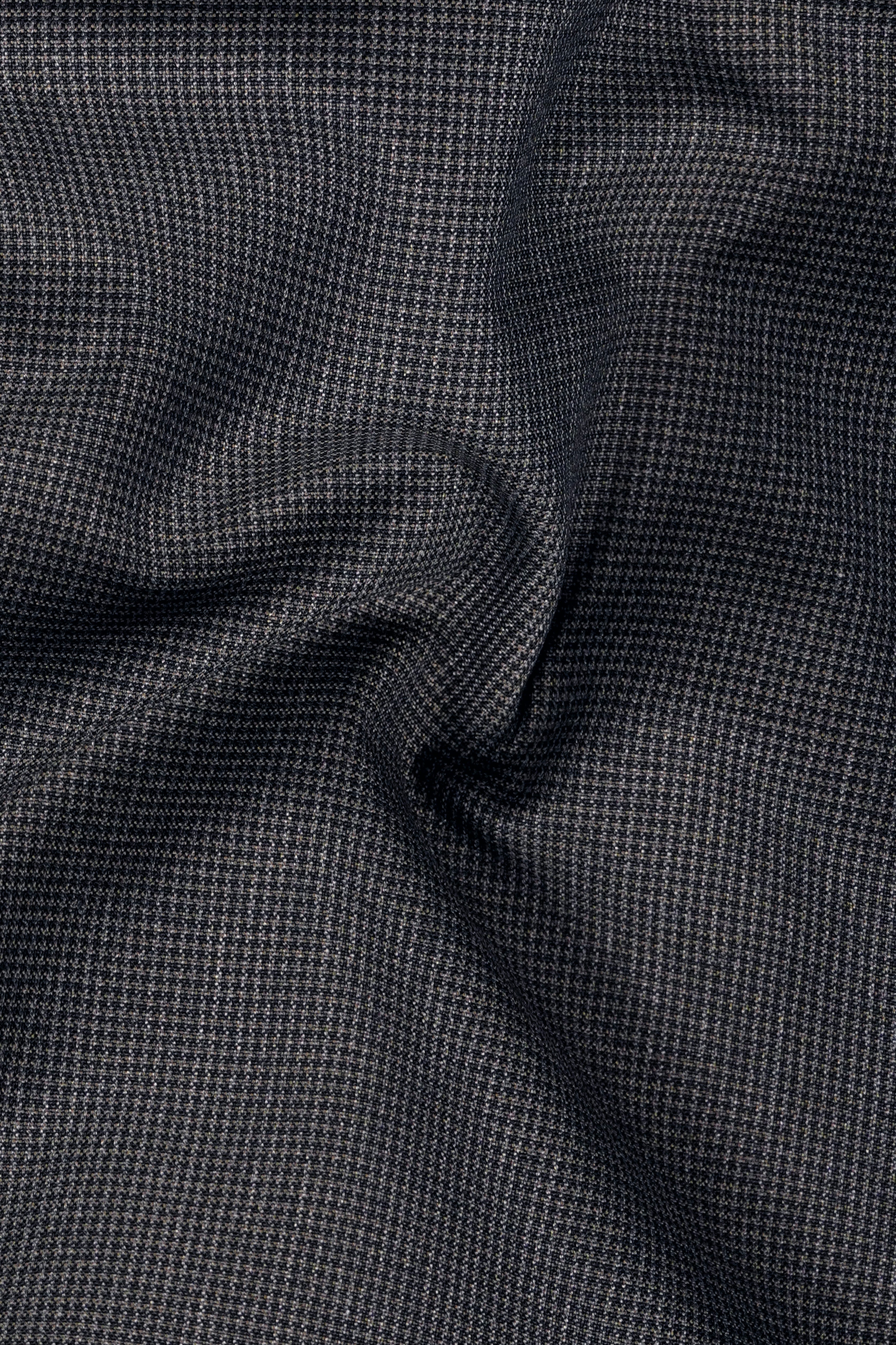 Granite-Gunmetal Gray Houndstooth Pant