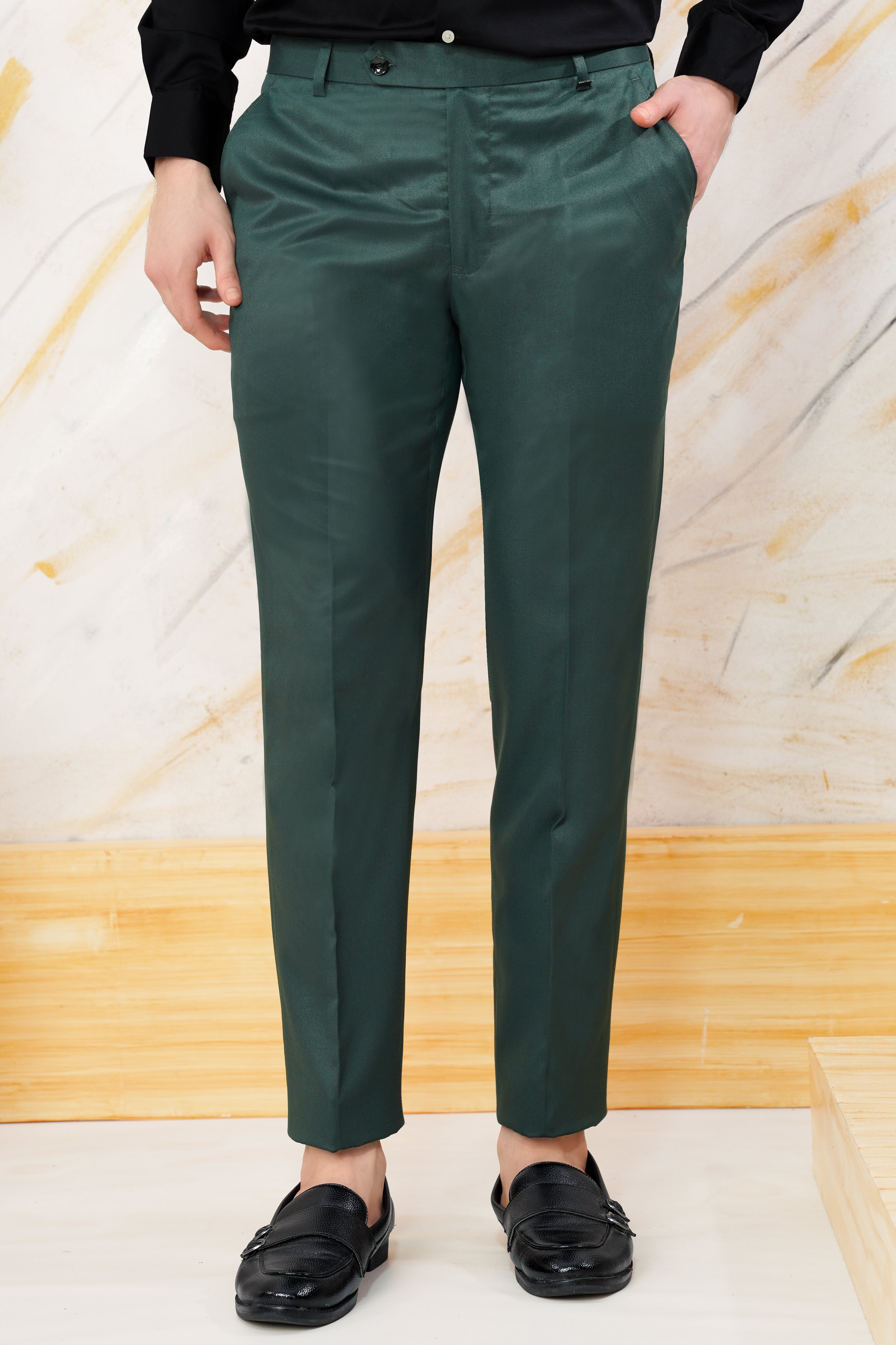 Gable Green Wool Rich Pant T3051-28, T3051-30, T3051-32, T3051-34, T3051-36, T3051-38, T3051-40, T3051-42, T3051-44