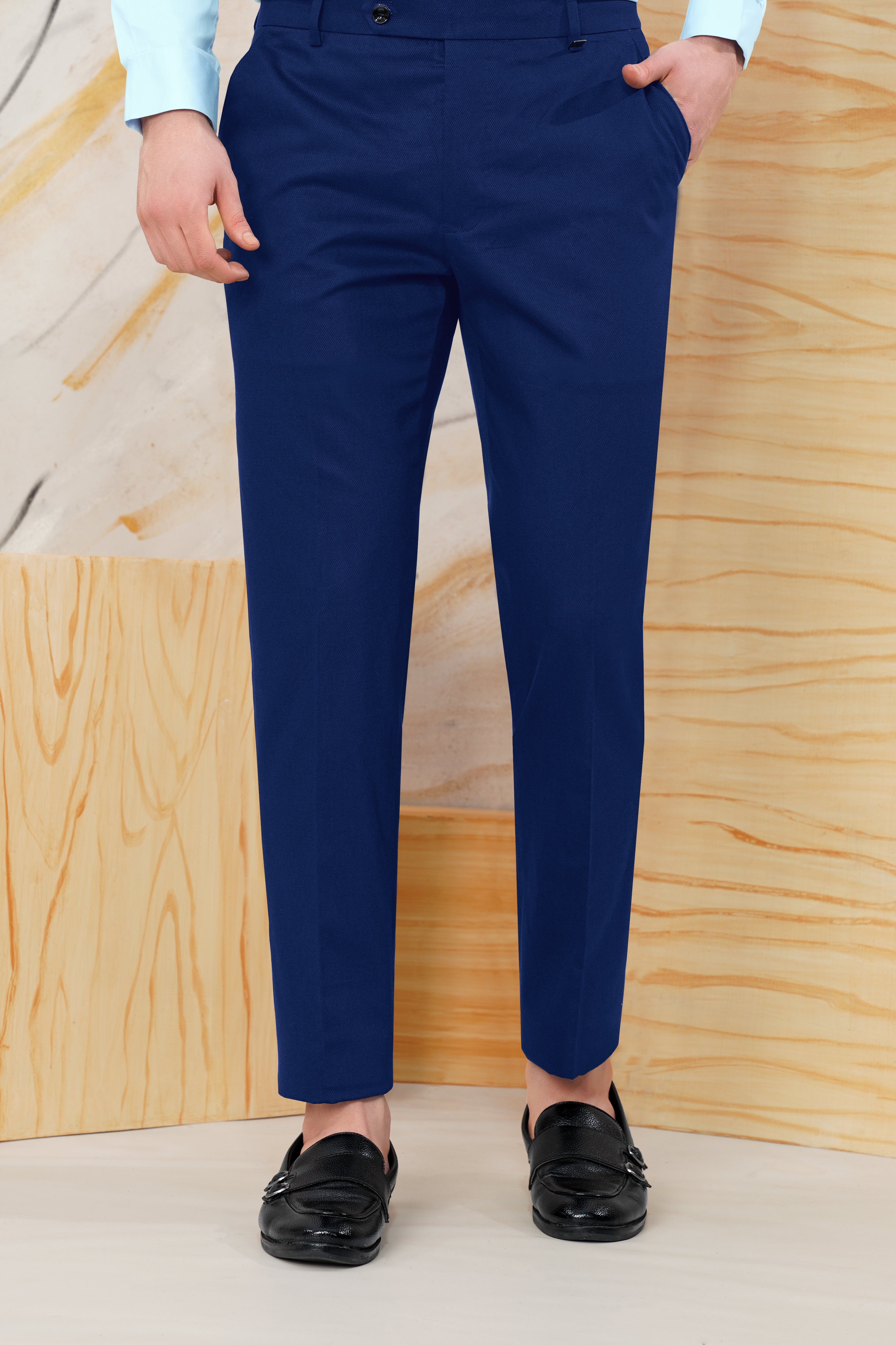 Downriver Blue Wool Rich Pant T3056-28, T3056-30, T3056-32, T3056-34, T3056-36, T3056-38, T3056-40, T3056-42, T3056-44