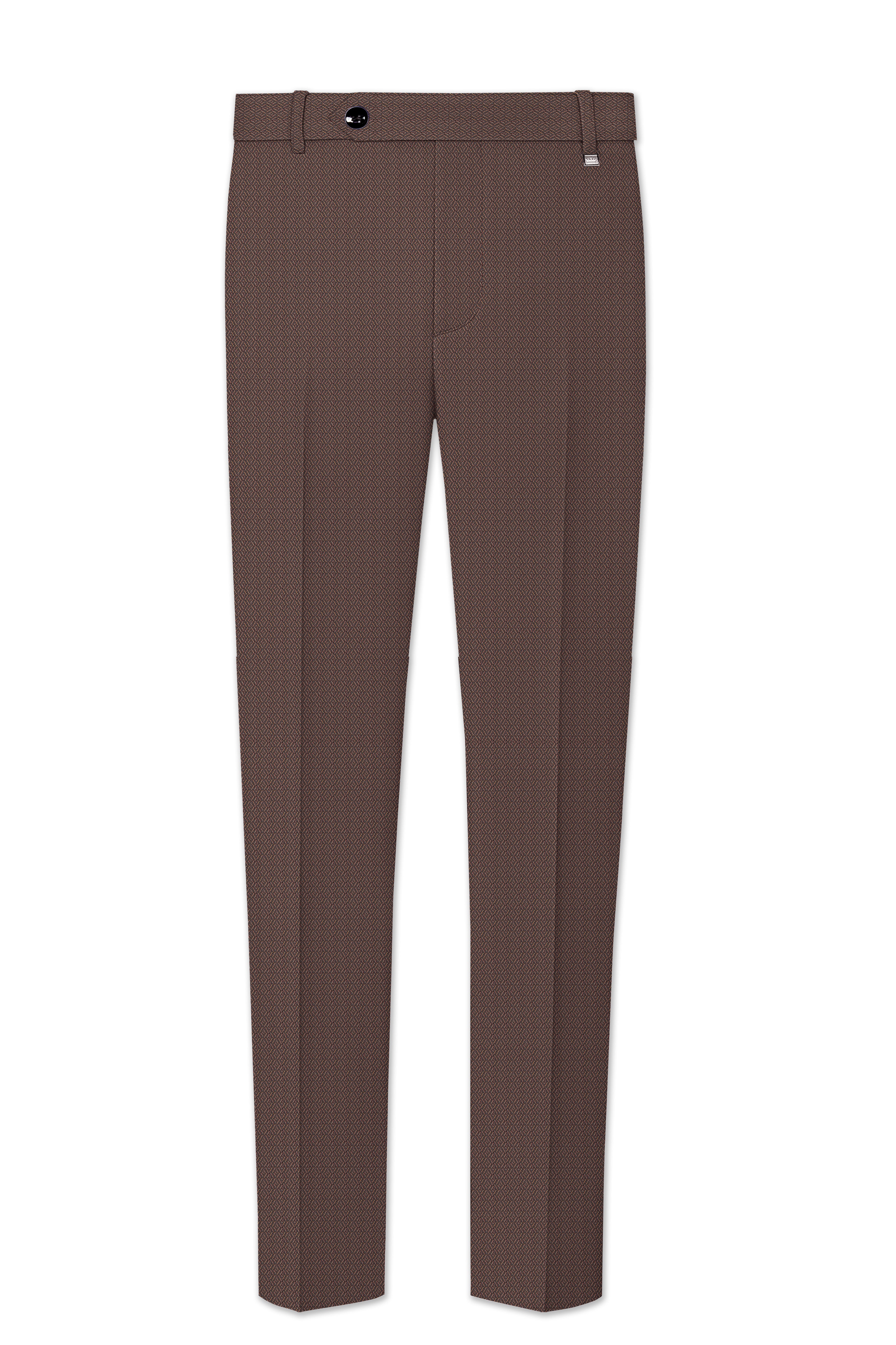 Hemp Brown Wool Rich Pant