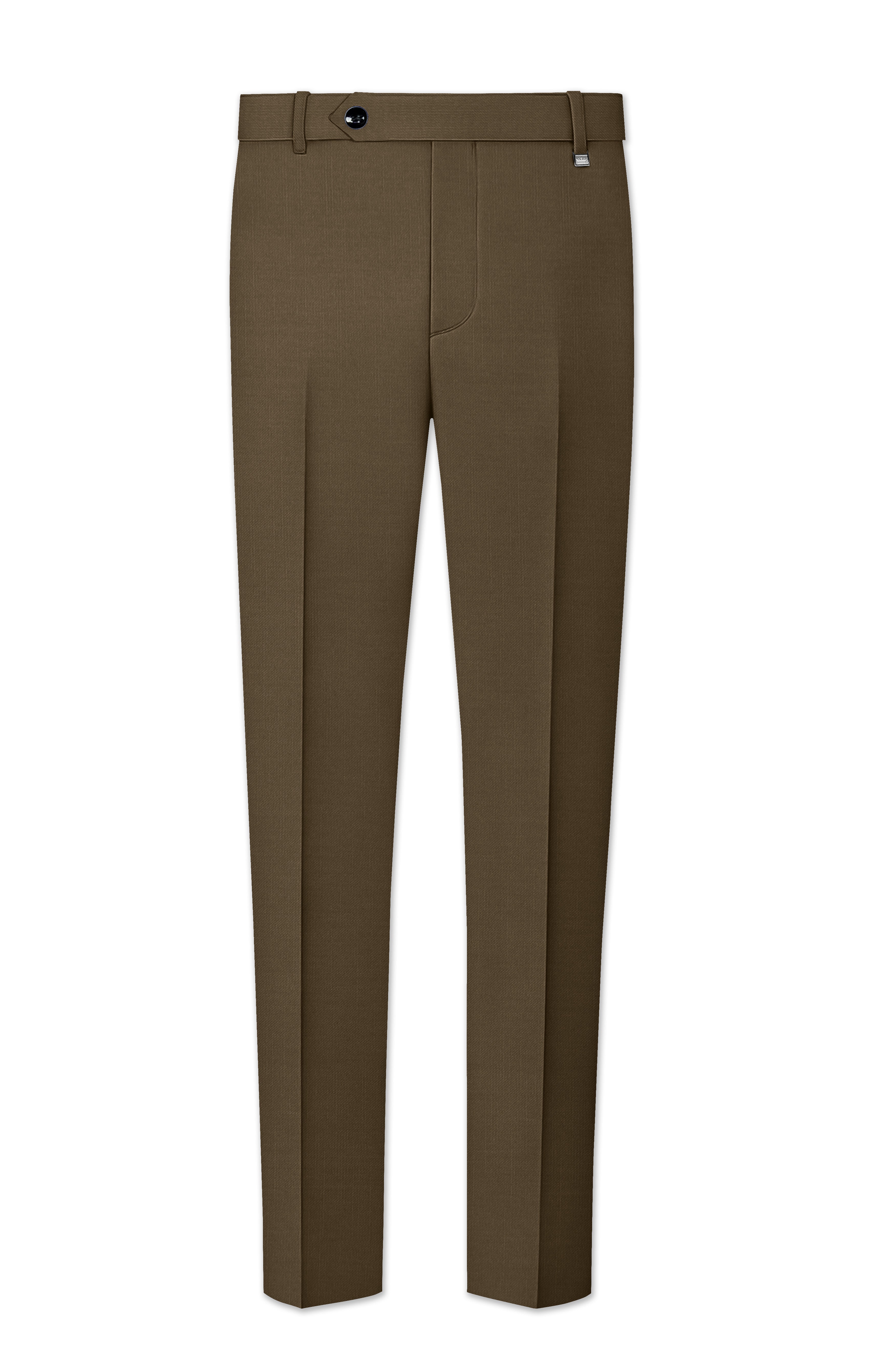 Tortilla Brown Wool Rich Pant