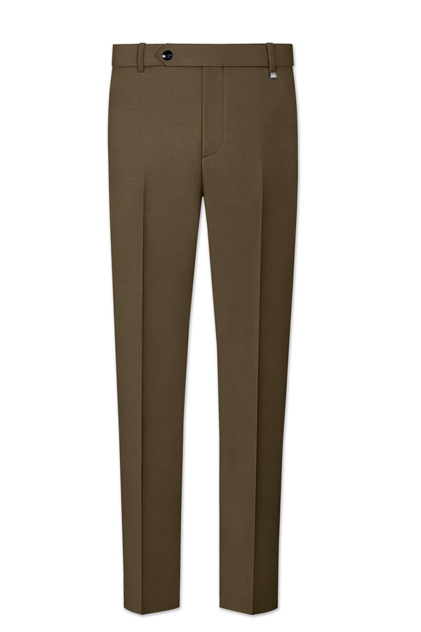 Tortilla Brown Wool Rich Pant