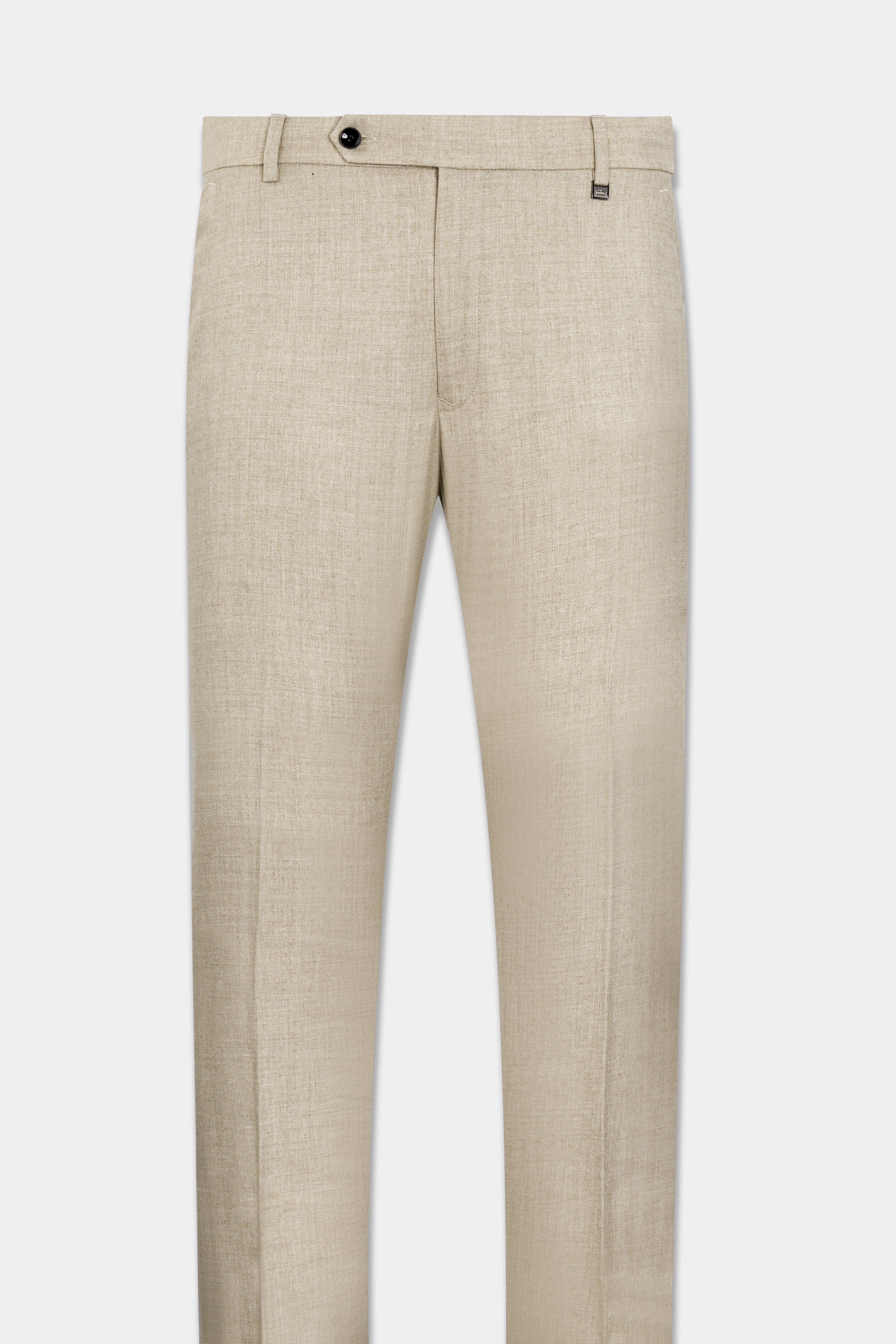 Oyster Cream Luxurious Linen Pant