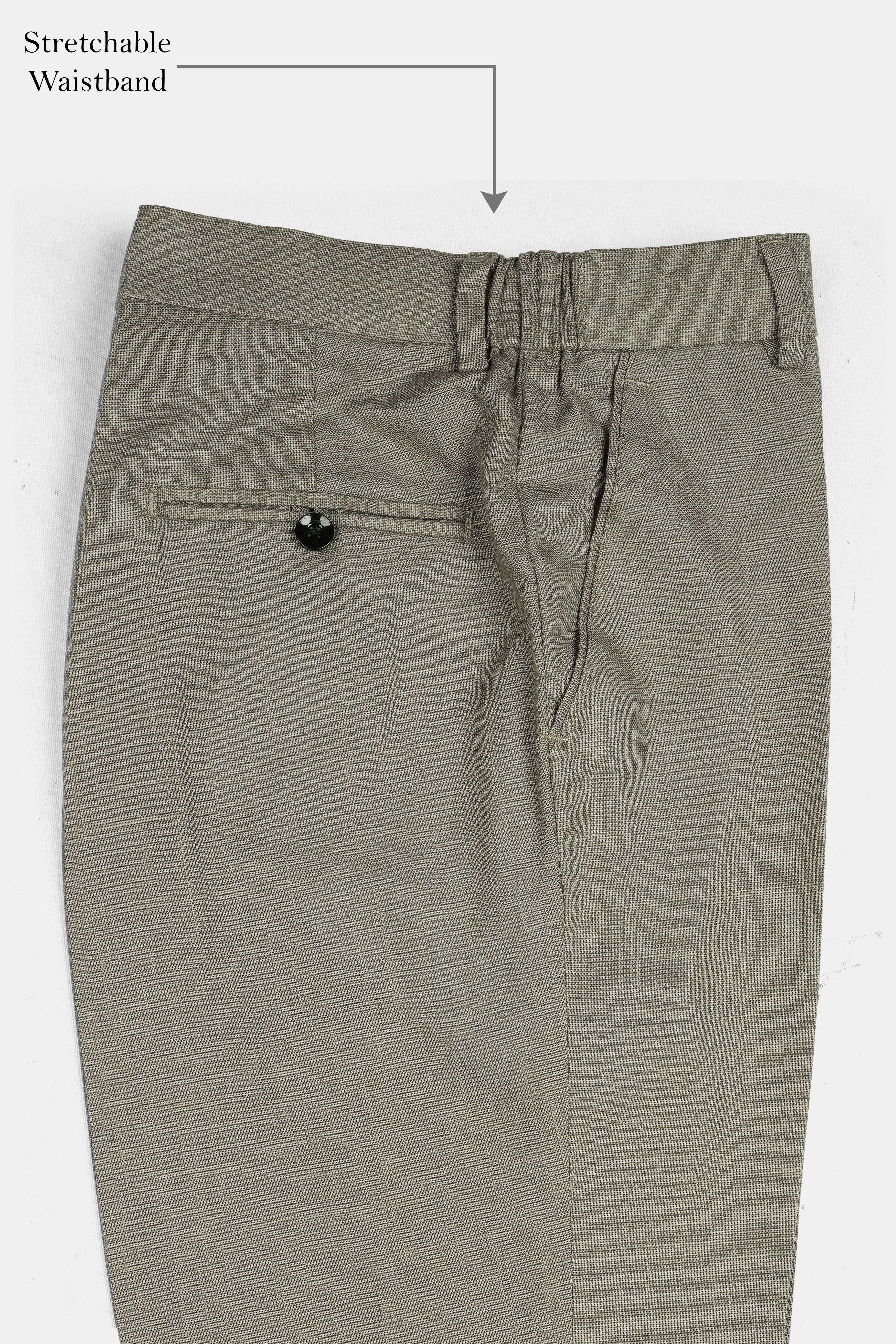 Lemon Grass Green Premium Cotton Stretchable Waistband Pant