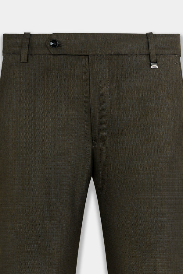 Eclipse Brown Wool Rich Pant