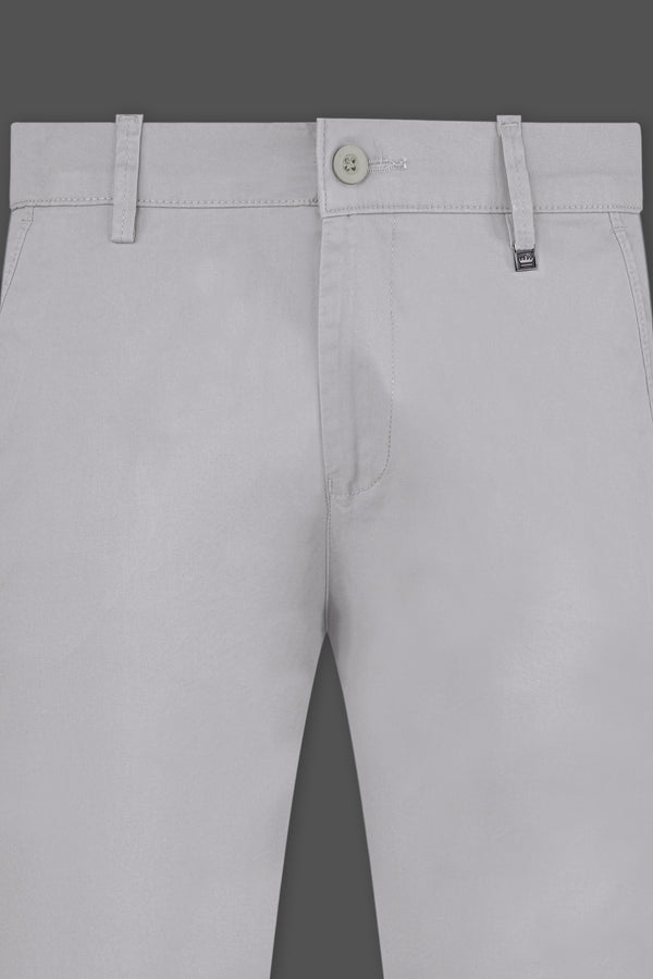 Nobel Gray Premium Cotton Chinos Pant