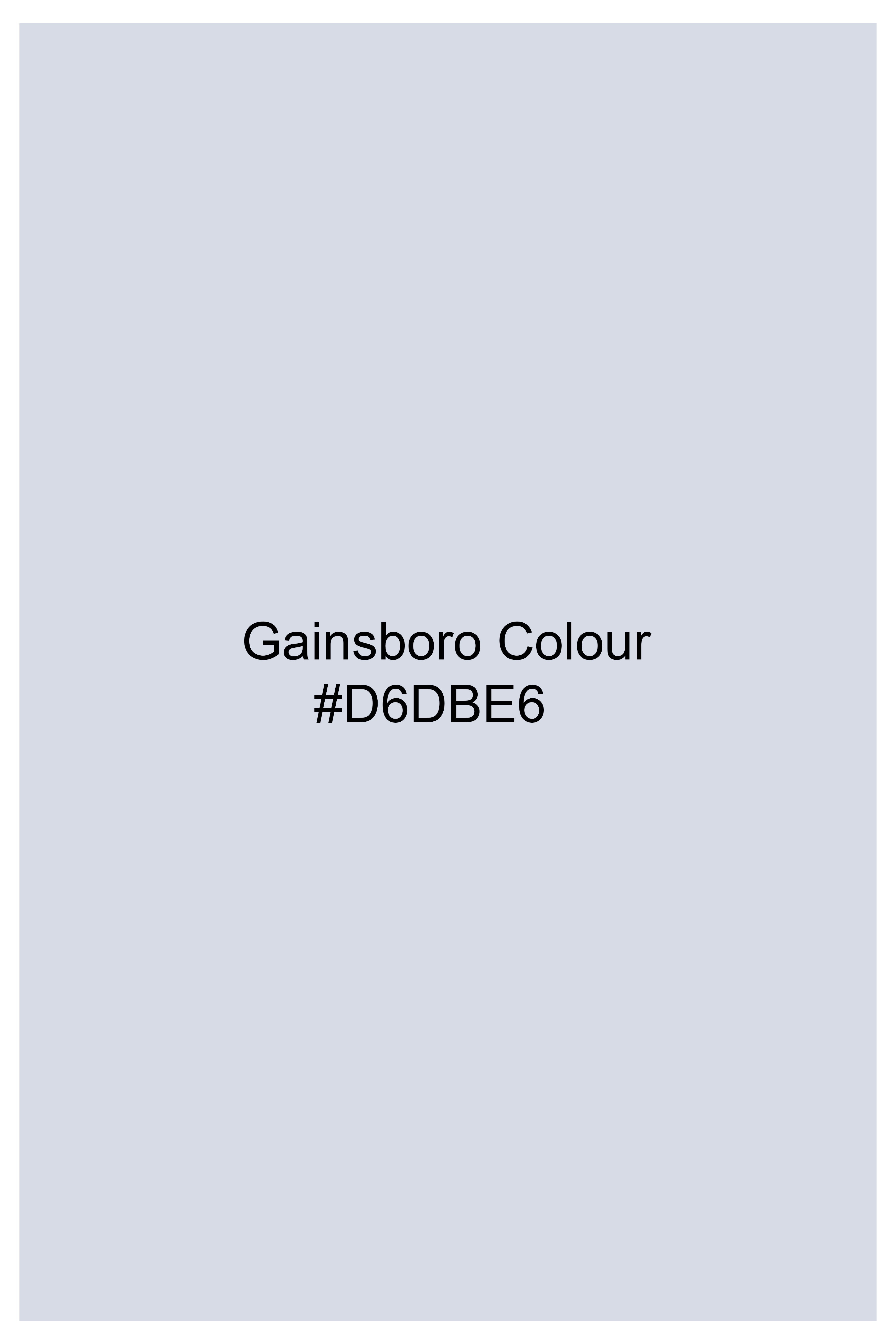 Gainsboro Blue Premium Cotton Chinos Pant