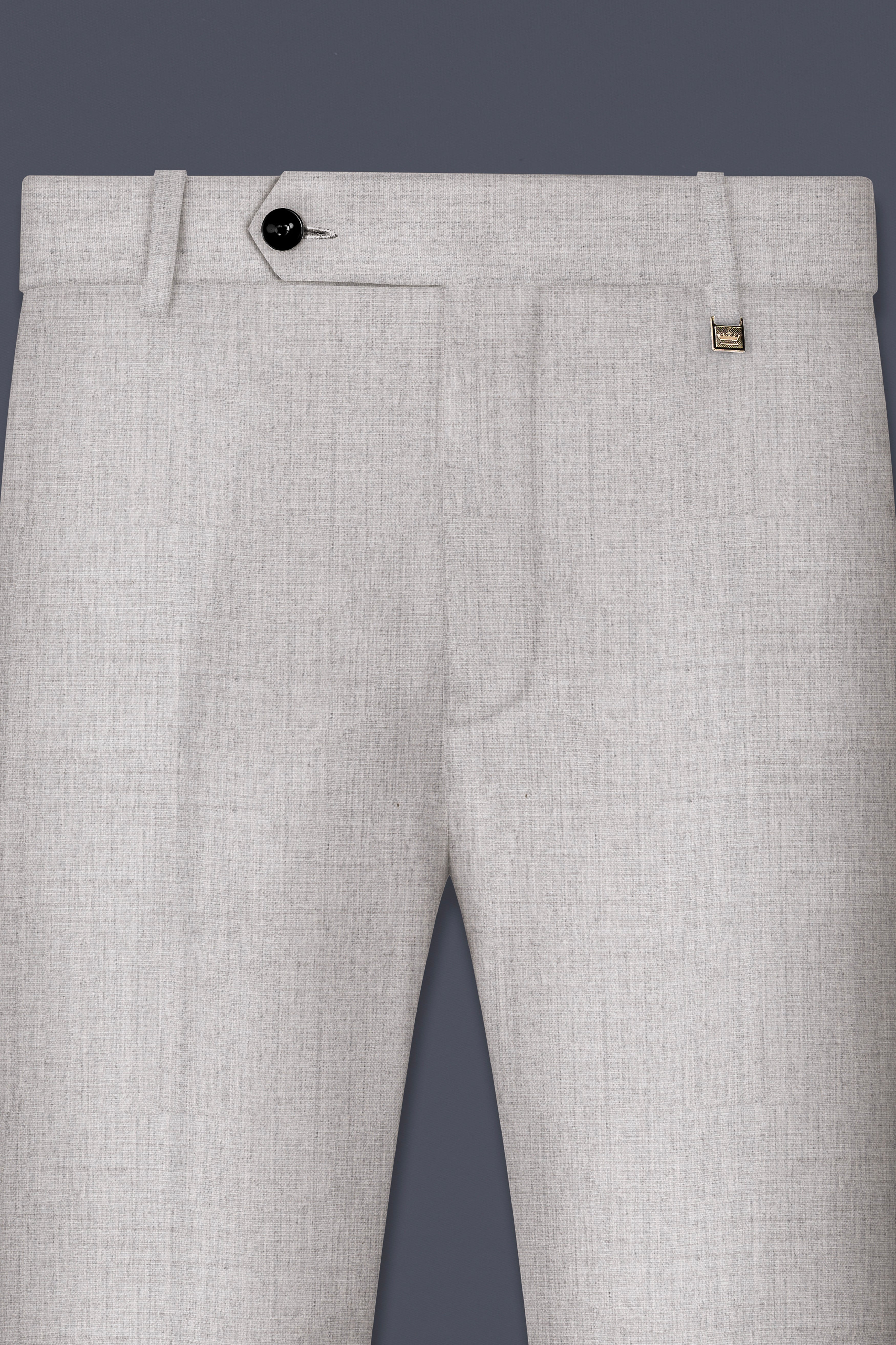 Martini Cream Textured Wool Rich Pant