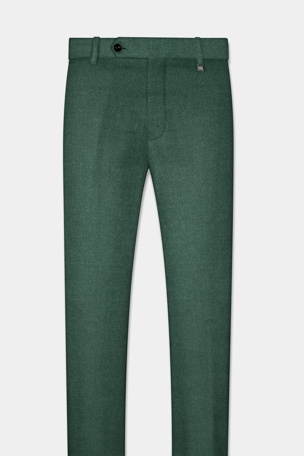 Plantation Green Tweed Pant