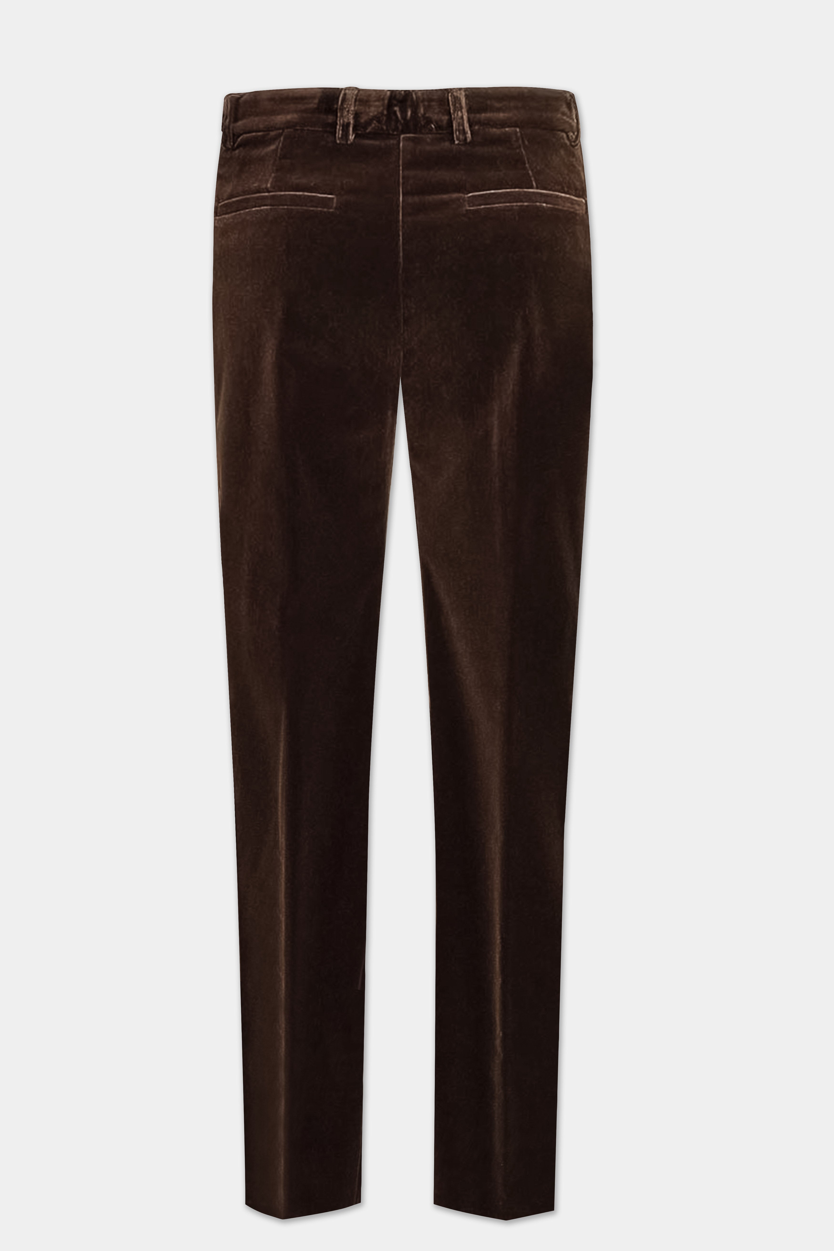 Bronze Eclipse-Brown Velvet Pant