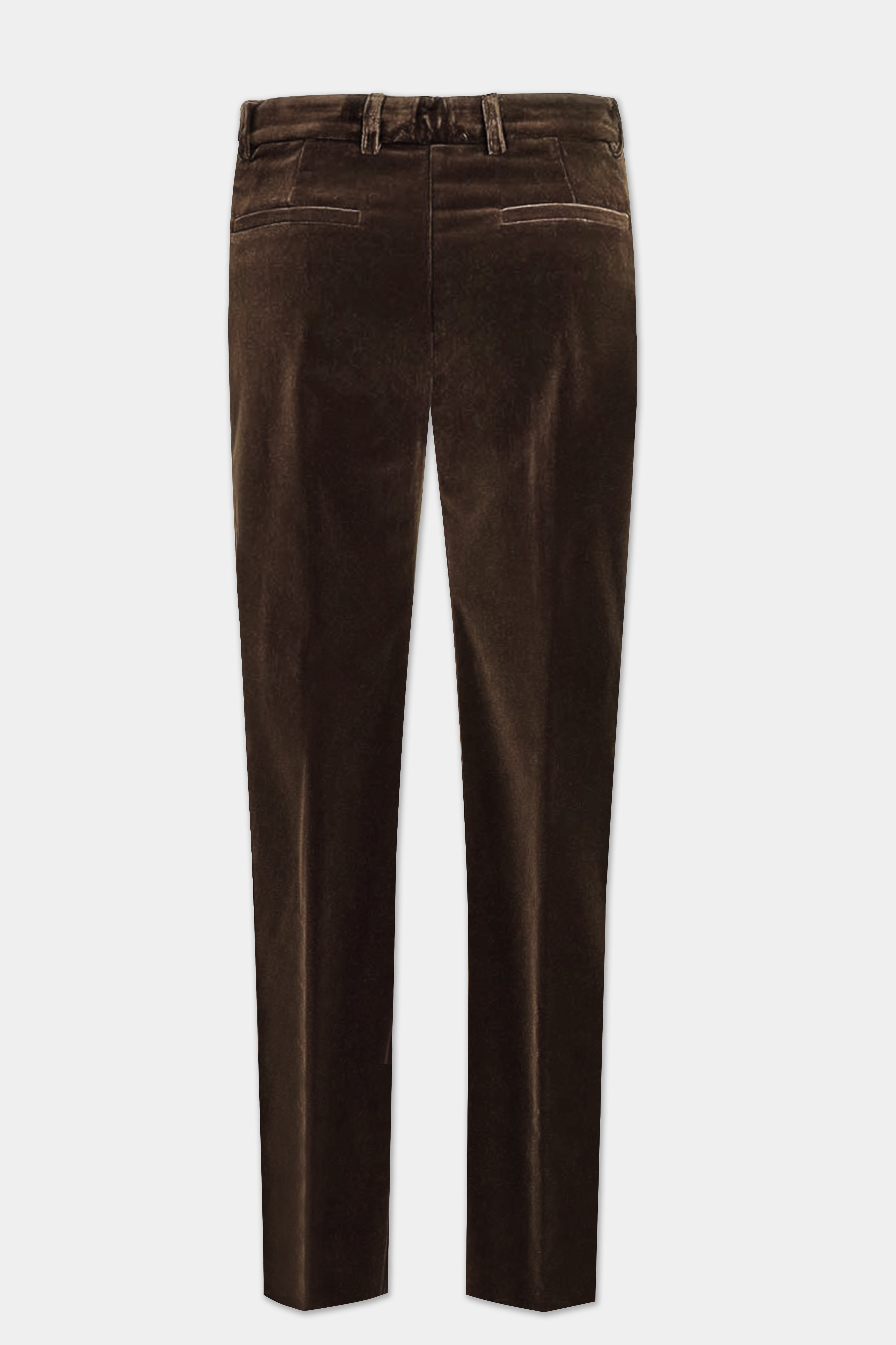 Espresso Elegance-Coffee Bean Velvet Pant