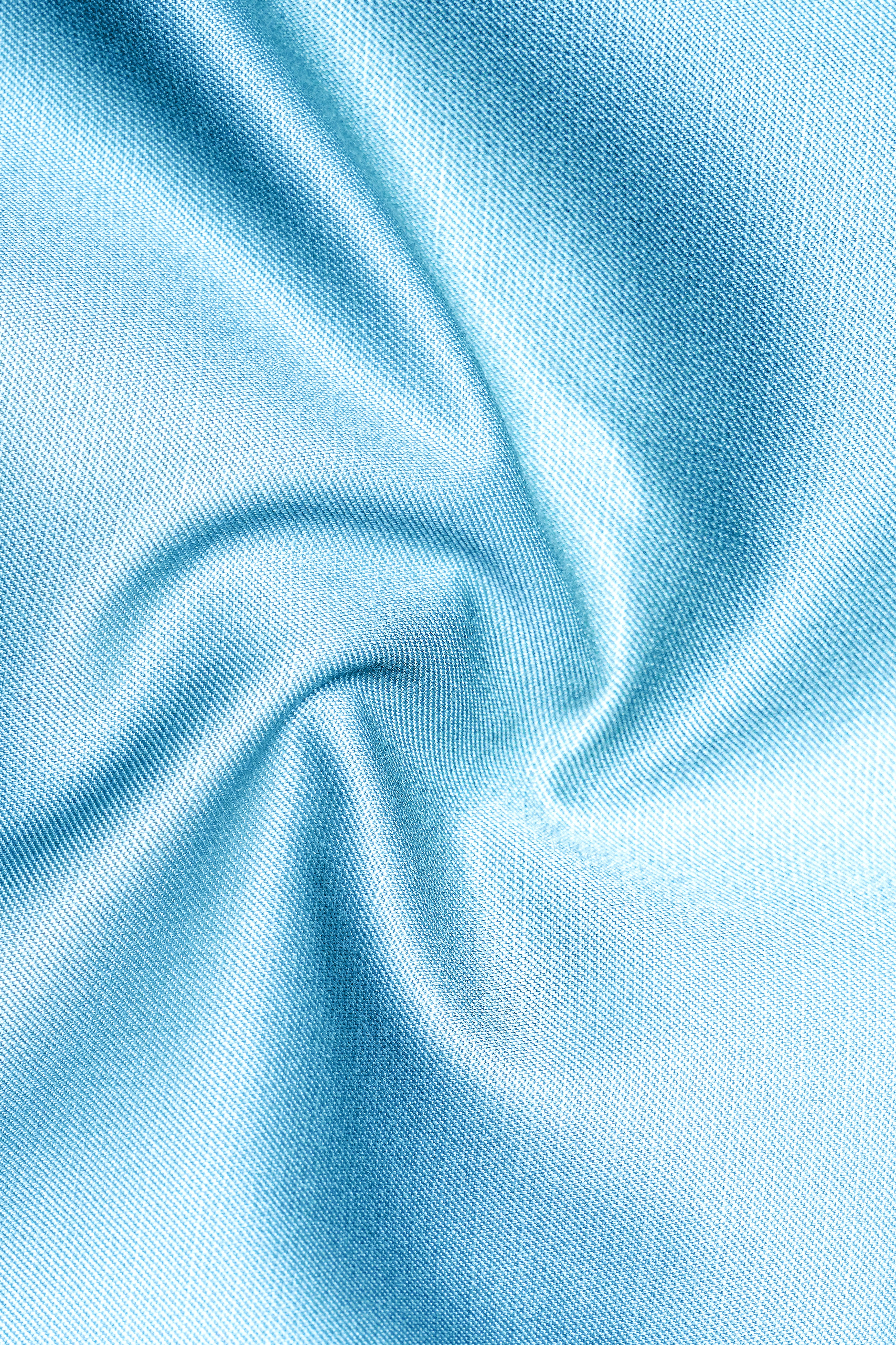 Iceland-Aquamarine Blue Solid Wool Rich Stretchable traveler Pant