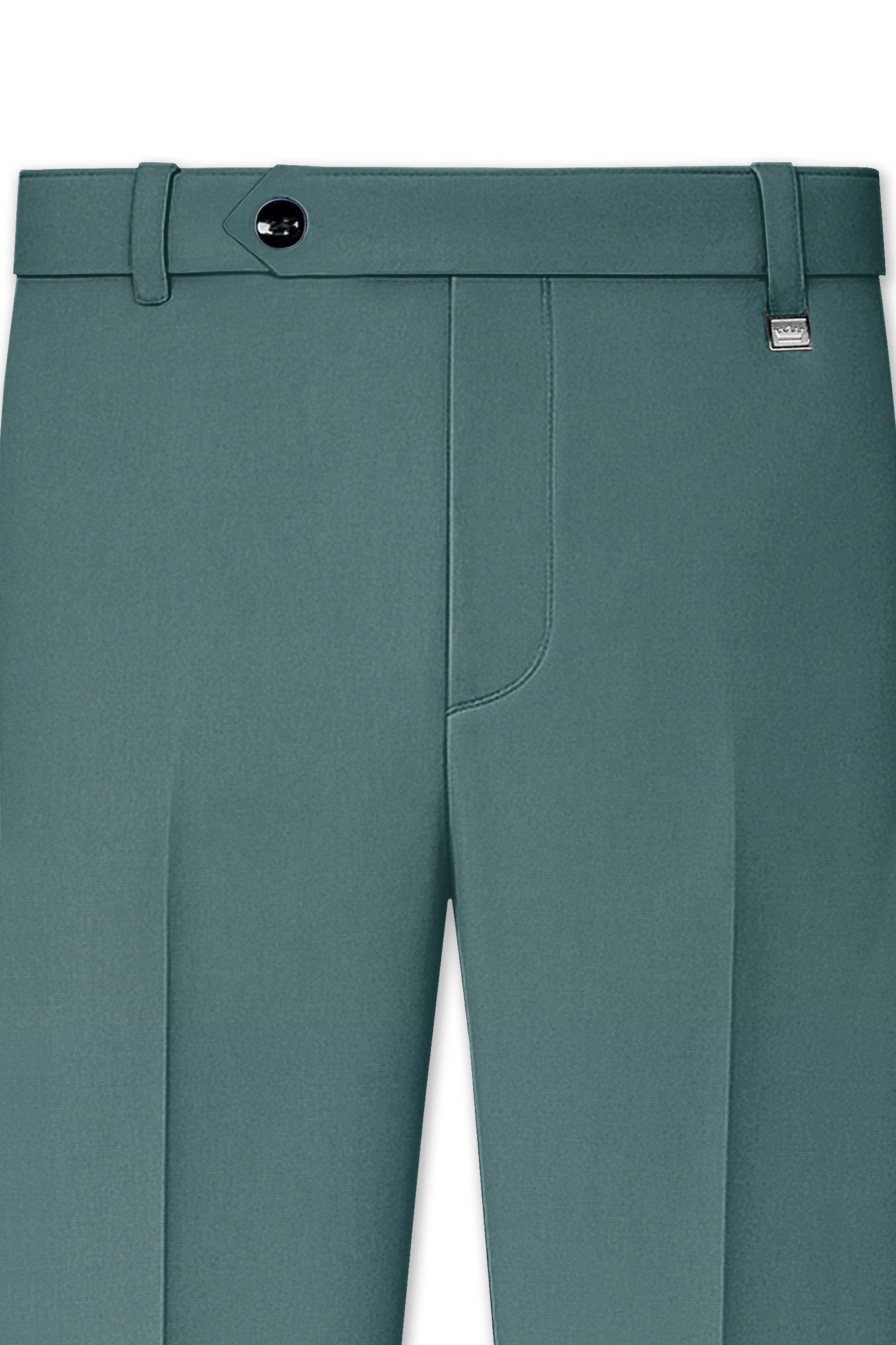 Travliam-William Green Wool Rich Stretchable Traveler Pant