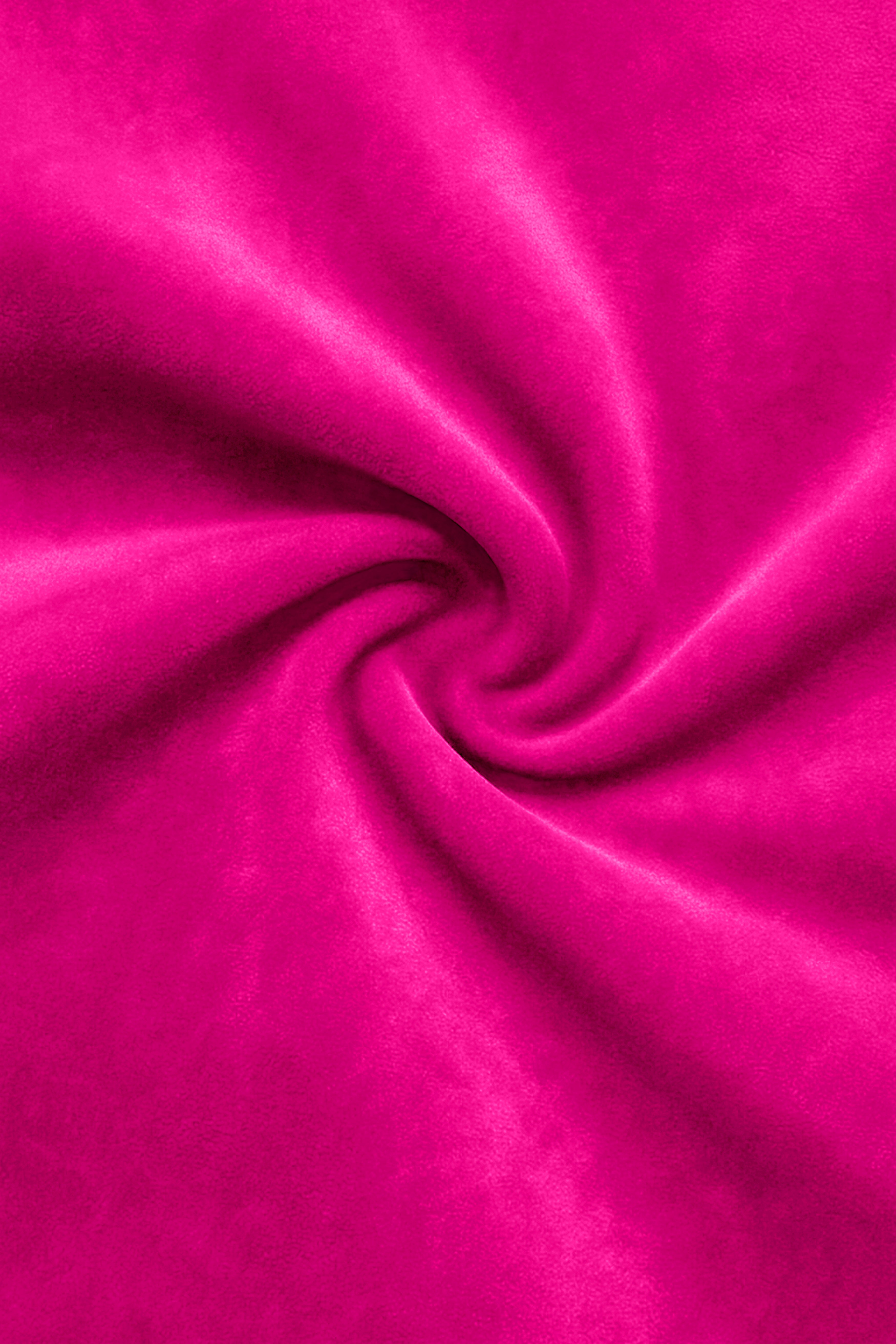 Rosivell-Fuchsia Pink Velvet Stretchable Waistband Pant