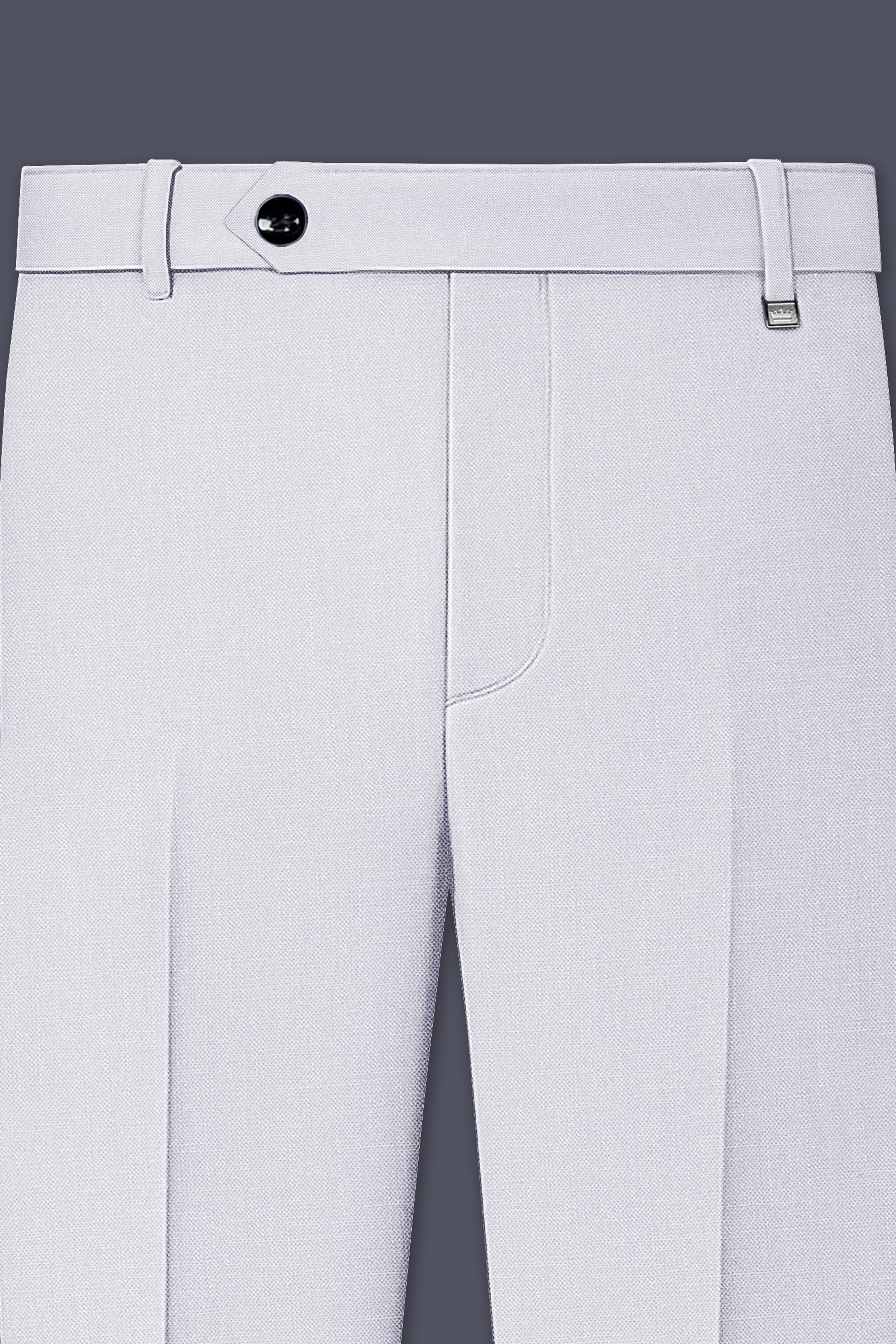 Aristo-Alto Gray Luxurious Linen Stretchable Waistband Pant
