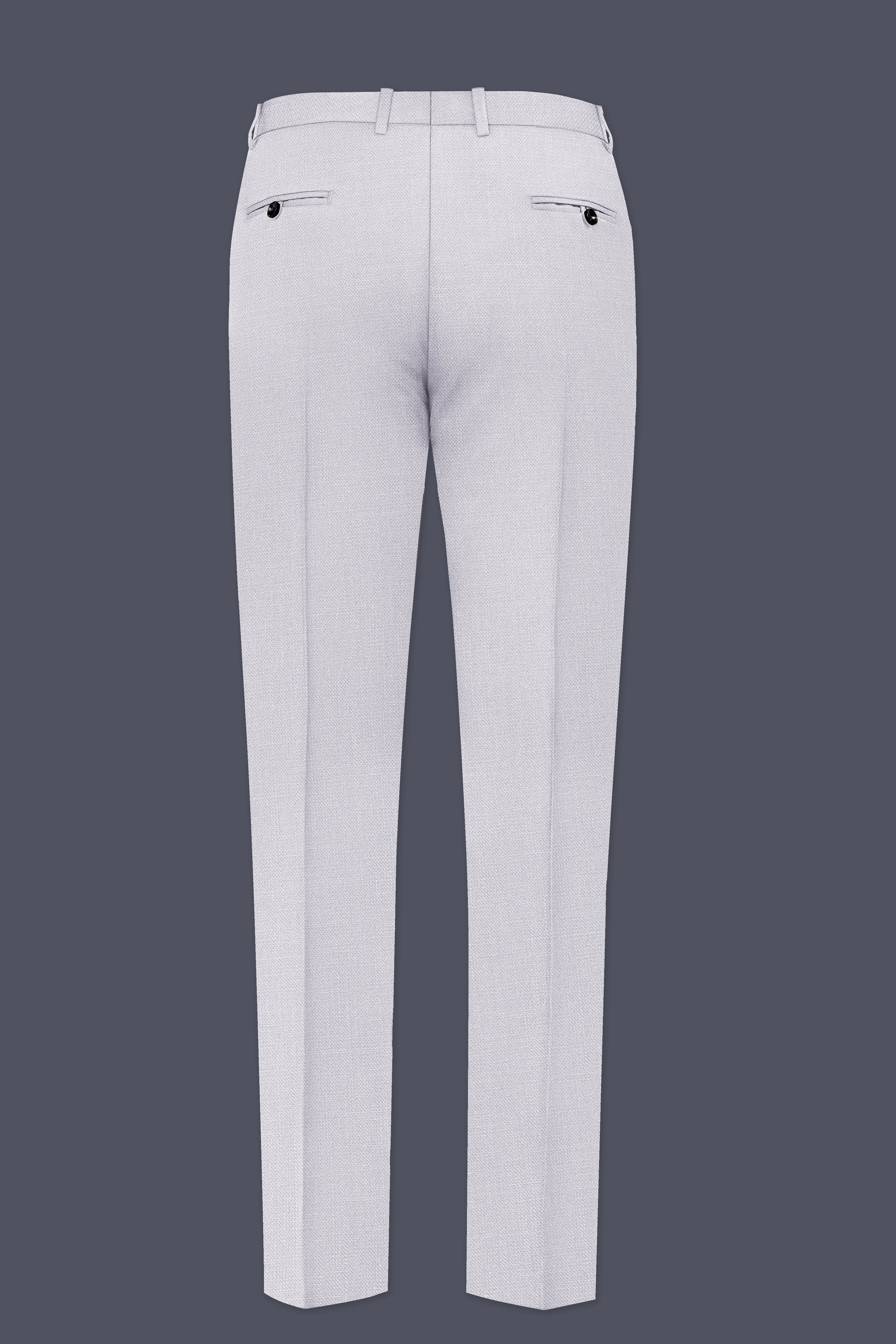 Aristo-Alto Gray Luxurious Linen Stretchable Waistband Pant