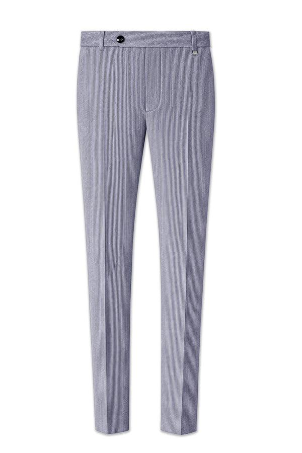 Ribvoro-Topaz Gray Corduroy Premium Stretchable Waistband Pant
