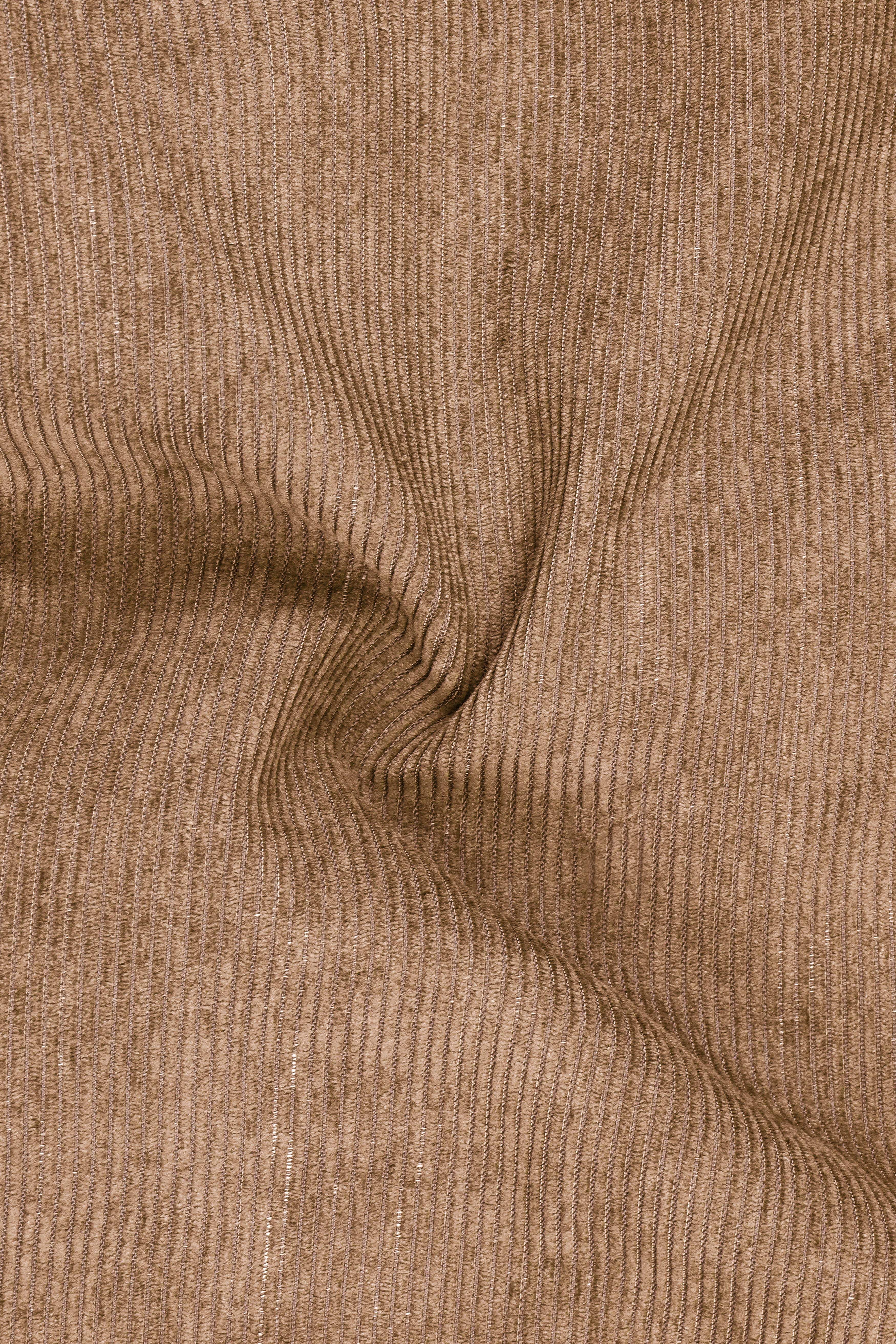 Cordenza-Muesli Brown Corduroy Premium Stretchable Waistband Pant