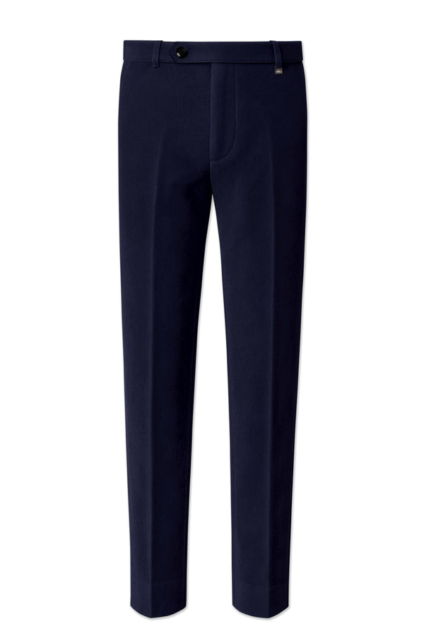 Torvian-Vulcan Purple Velvet Stretchable Waistband Pant