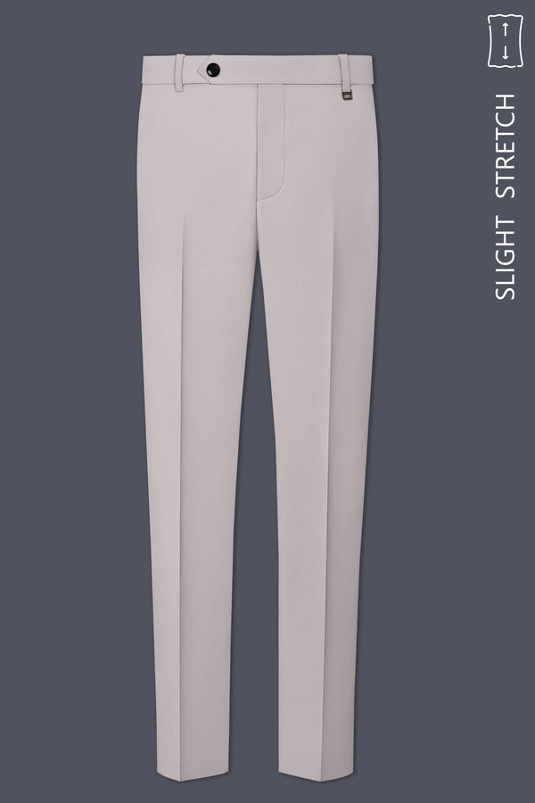 Lustre-Cloud Cream Slight Stretch Subtle Sheen Poly-Viscose Waistband Pant