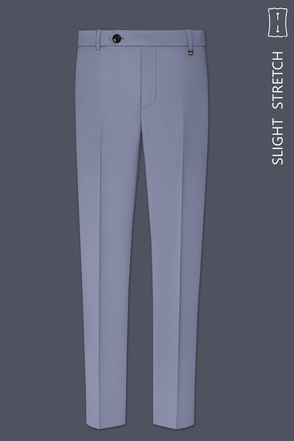 Sterling-Manatee Gray Wool Rich Slight Stretch Waistband Pant