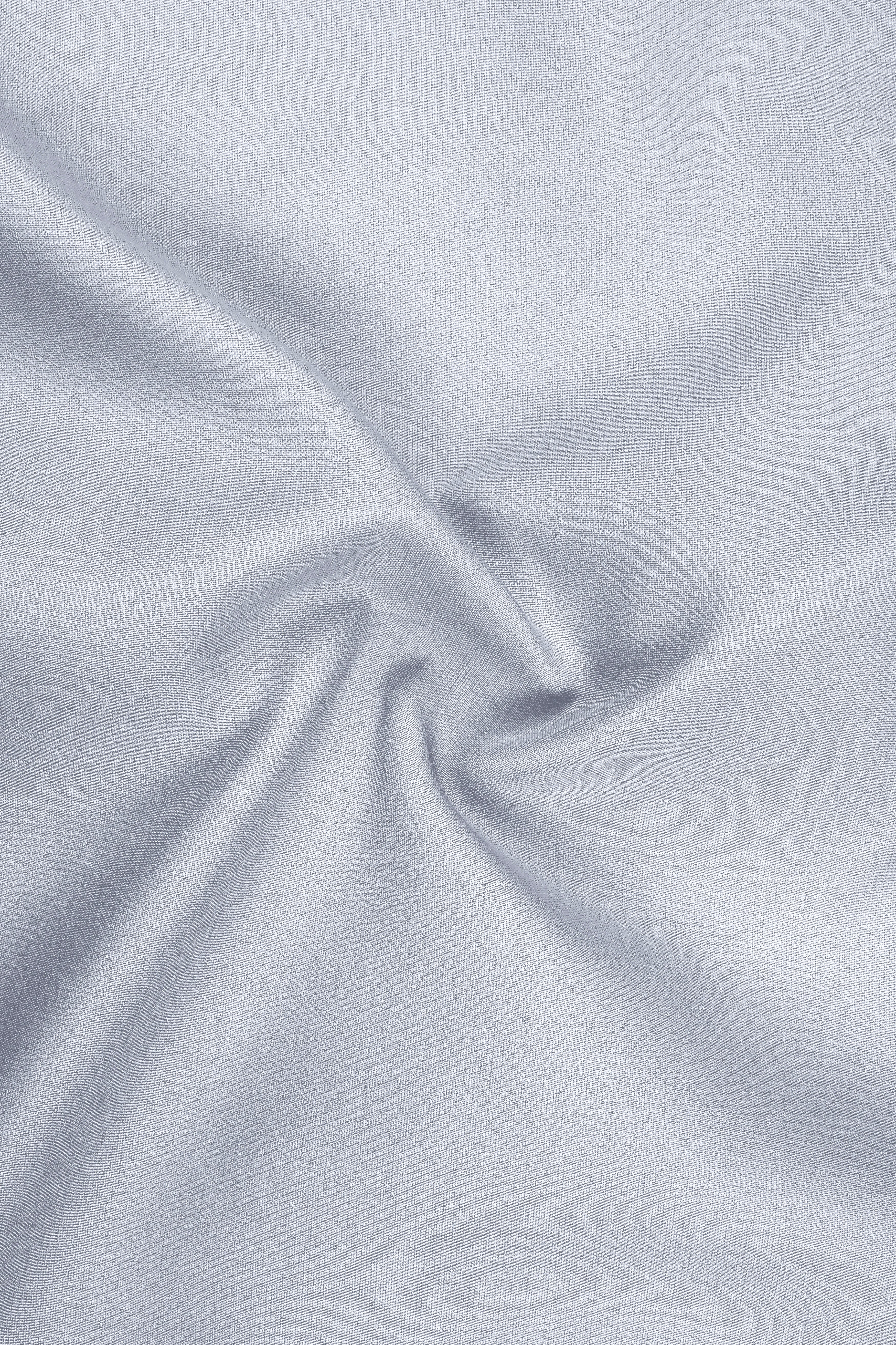 Azure-Periwinkle Gray Wool Rich Slight Stretch Waistband Pant