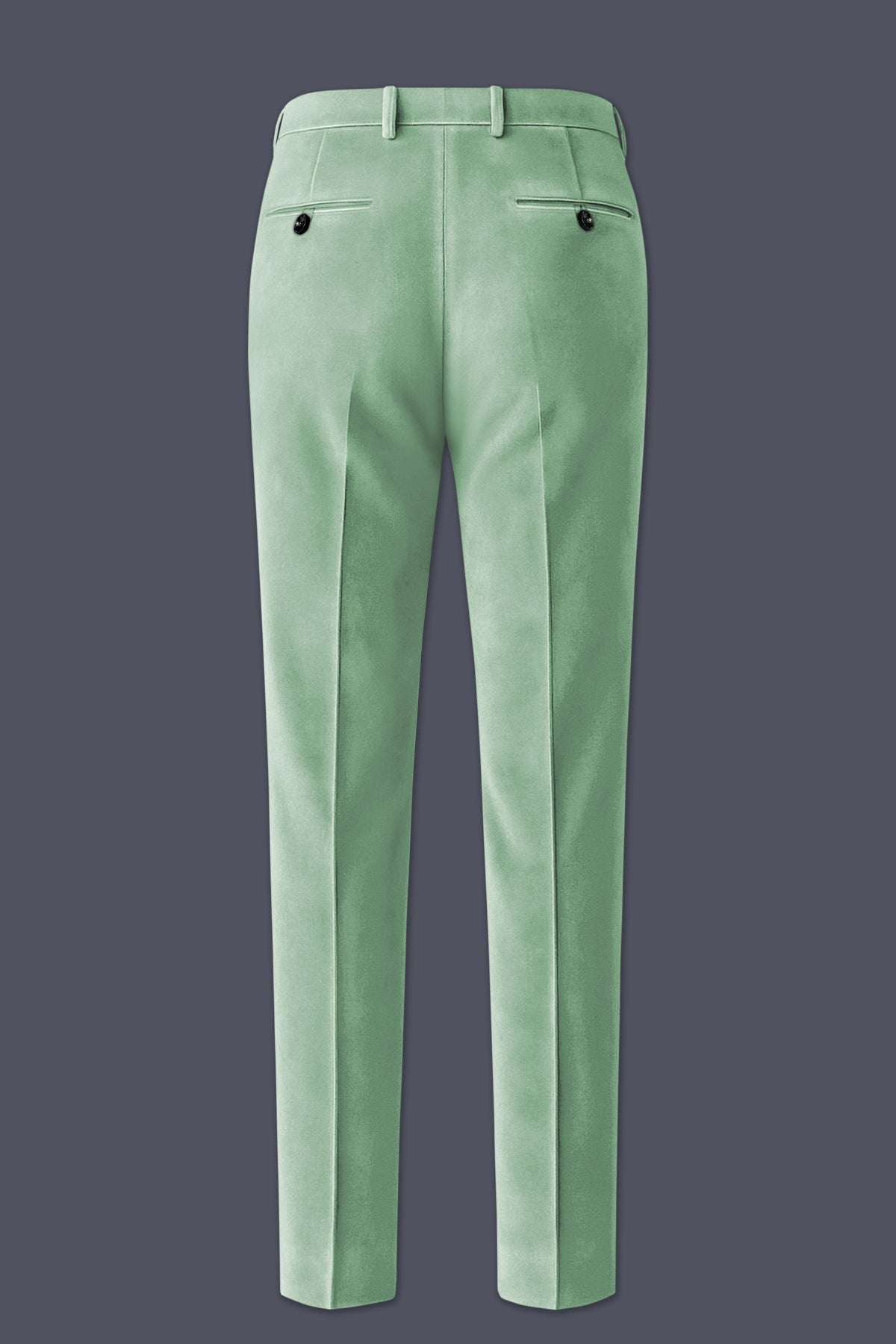 Nocturne-Amulet Green Velvet Stretchable Waistband Pant