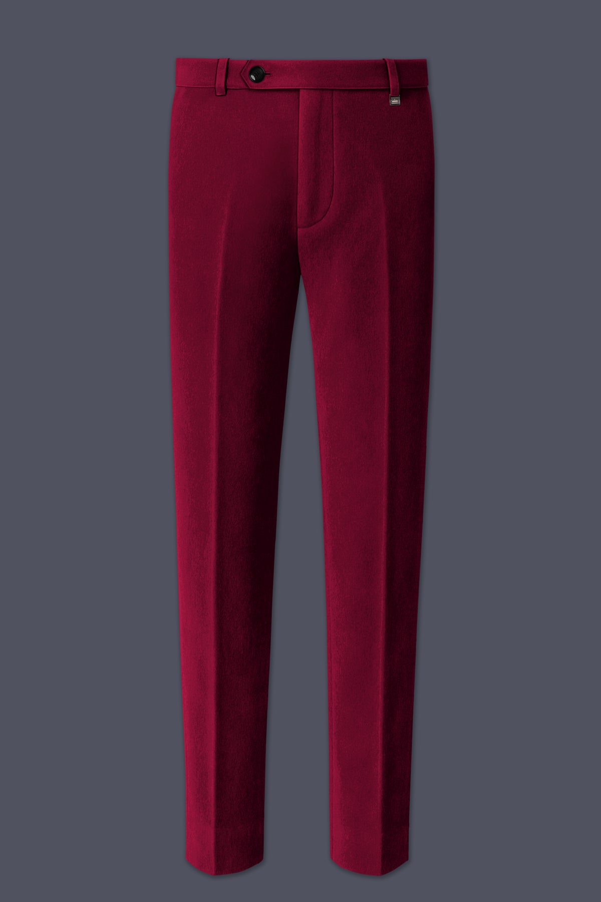 Nocturne-Cab Sav Maroon Velvet Stretchable Waistband Pant