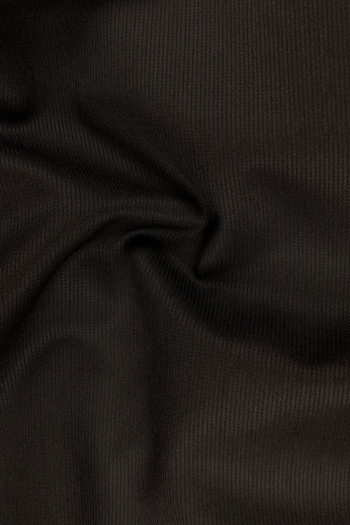 Grayson-Zeus Brown Diamond Textured Wool Rich Slight Stretch Waistband Pant