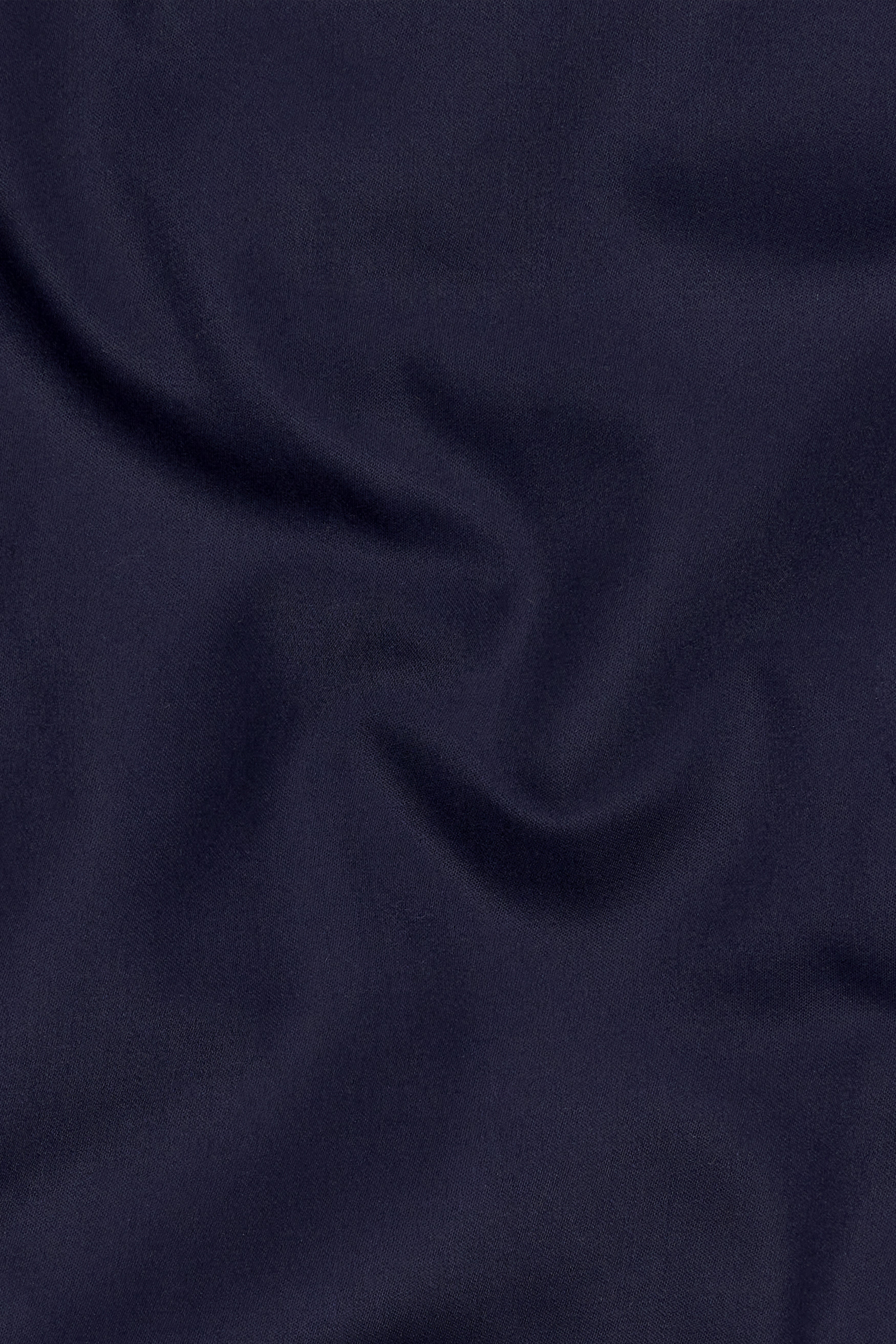 Navy Subtle Sheen Wool-Silk blend pant