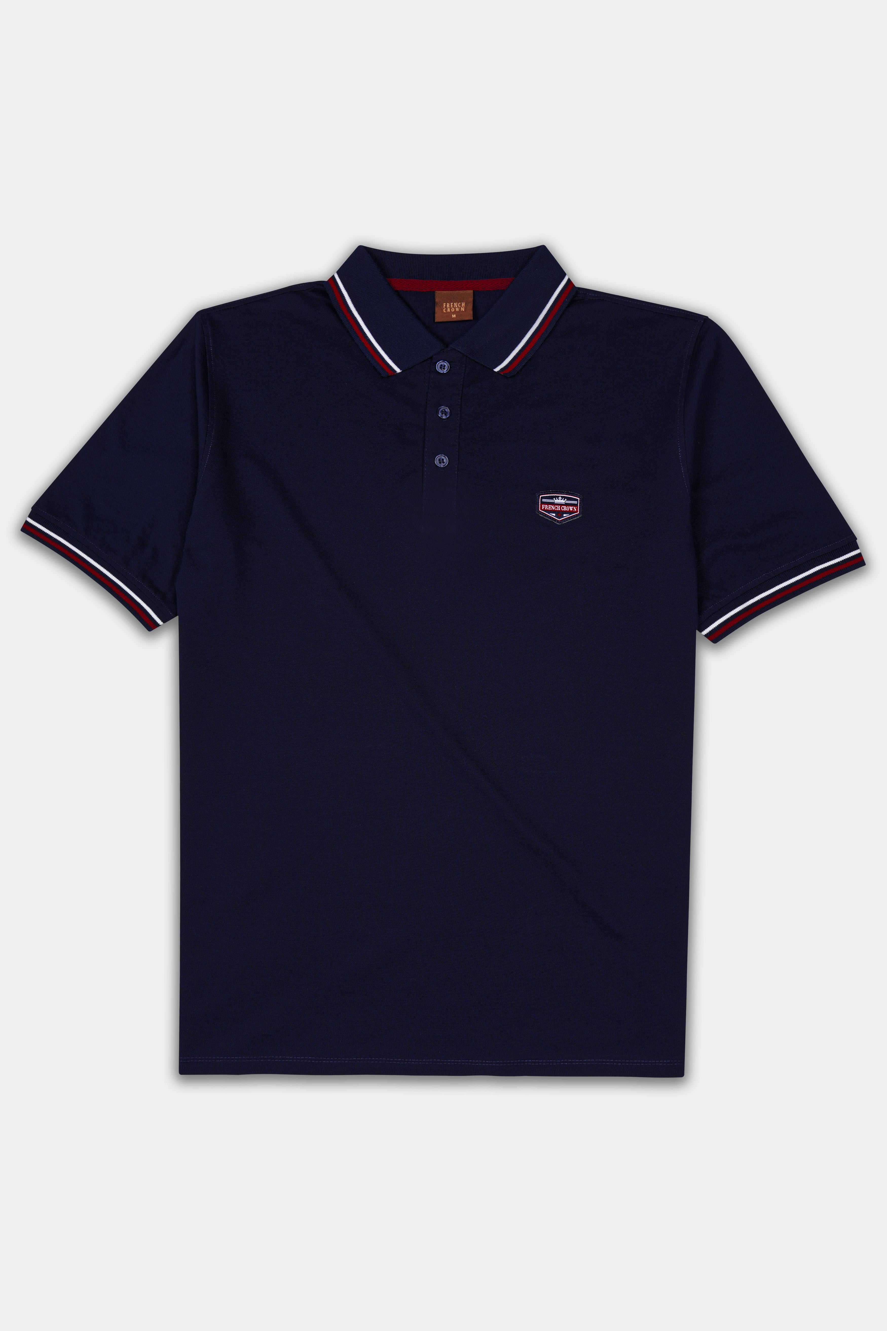 Nivoro-Jaguar Blue Premium Cotton Pique Polo