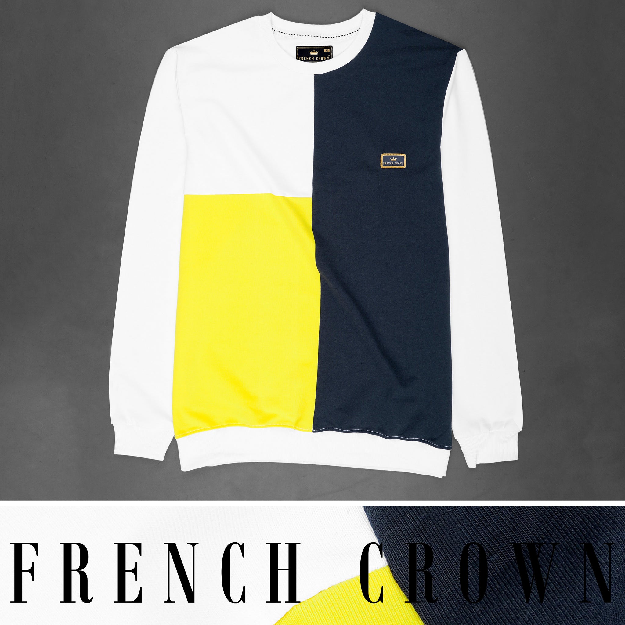 Core Monogram Sweatshirt Yaf Bright White