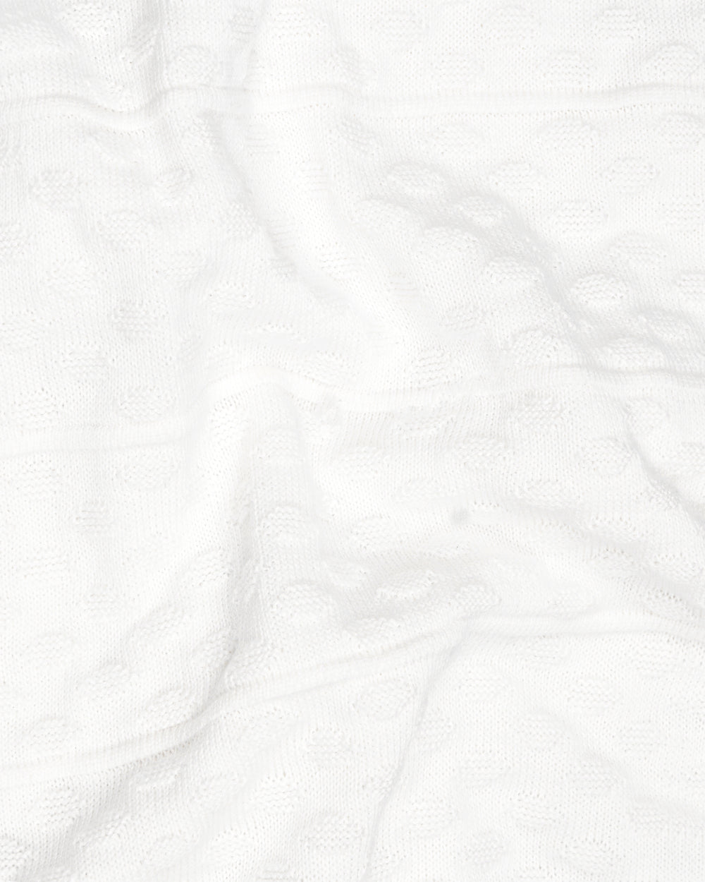 Fabric-Dyed Short-Sleeved Polo - White main image 0