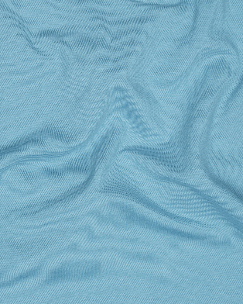 Glacier Blue Mercerised Pique Polo TS878-S, TS878-M, TS878-L, TS878-XL, TS878-XXL