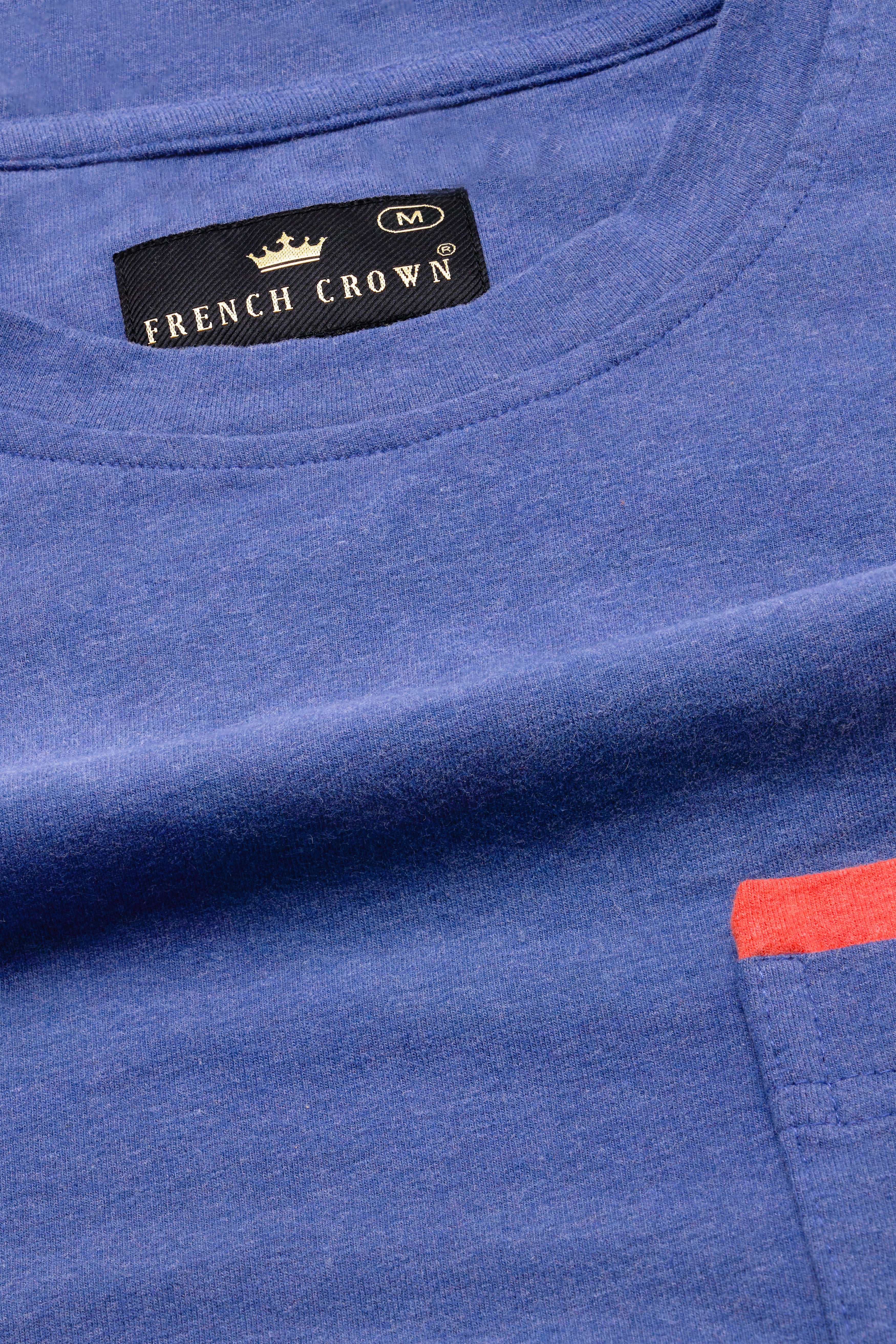 Scampi Blue Premium Cotton Jersey T-Shirt TS902-S, TS902-M, TS902-L, TS902-XL, TS902-XXL