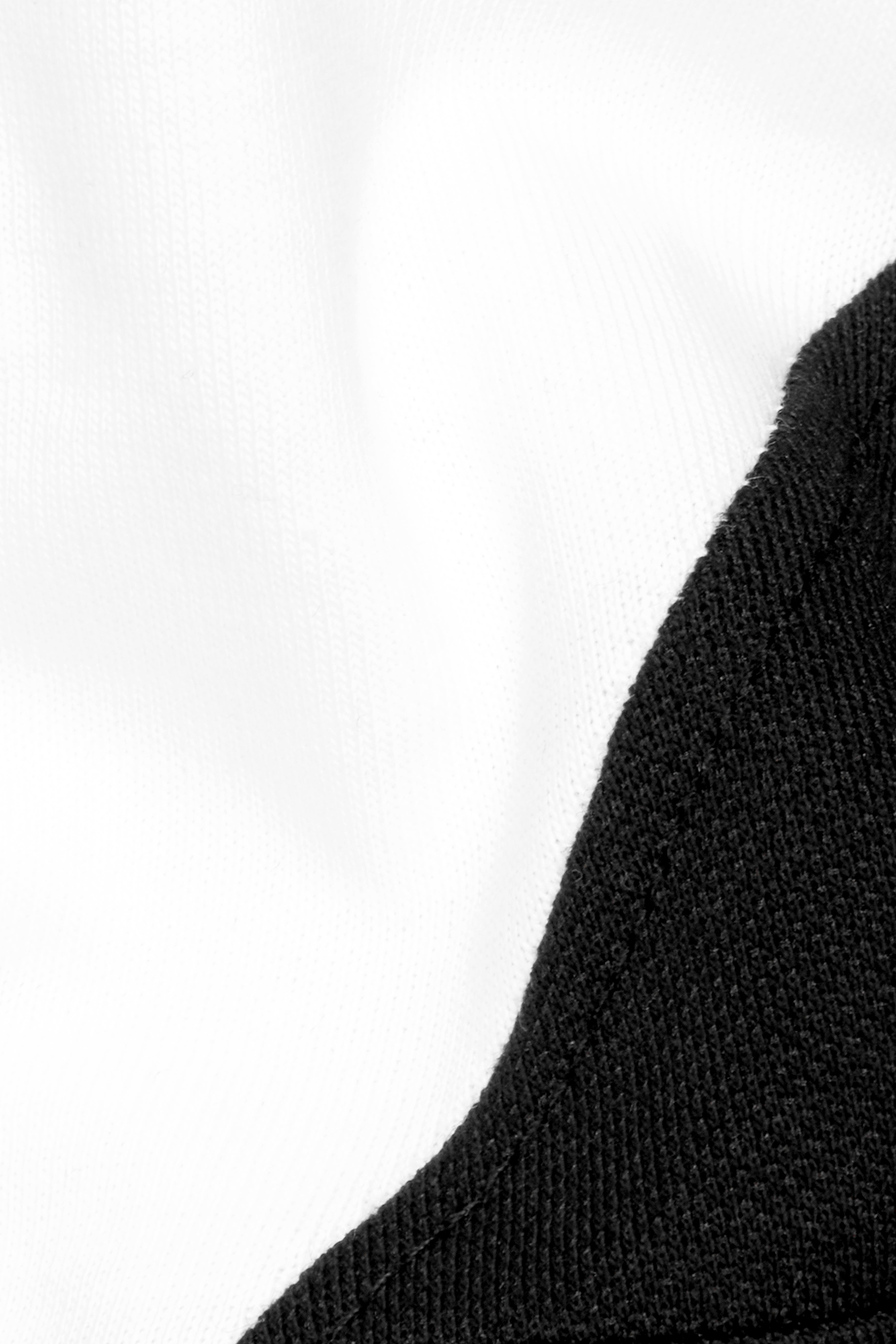 Bright White and Black Premium Cotton T-Shirt TS910-S, TS910-M, TS910-L, TS910-XL, TS910-XXL