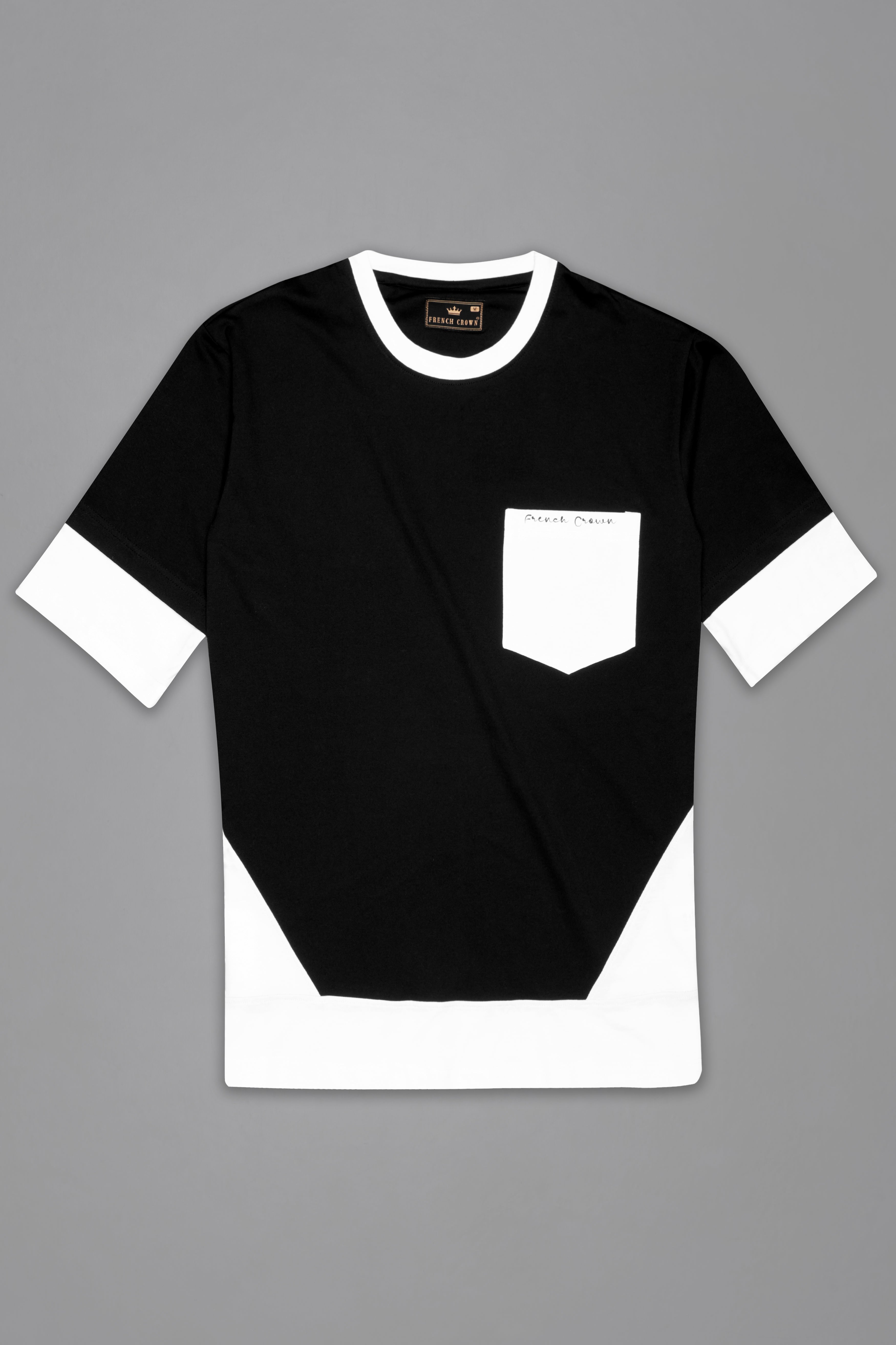Jade Black and White Premium Cotton Jersey T-Shirt TS912-S, TS912-M, TS912-L, TS912-XL, TS912-XXL