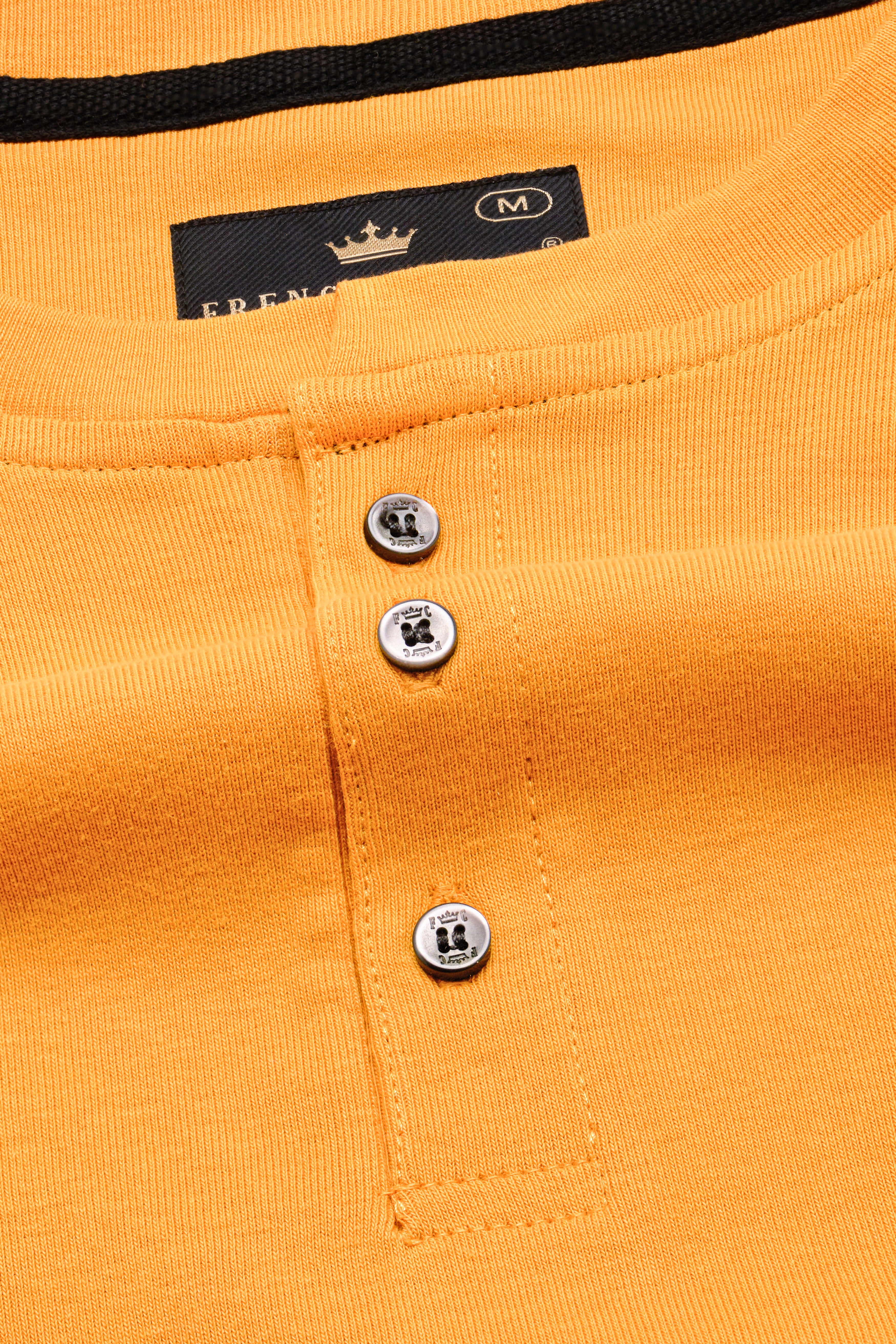 Butterscotch Orange Premium Cotton Round Neck Jersey T-Shirt TS915-S, TS915-M, TS915-L, TS915-XL, TS915-XXL