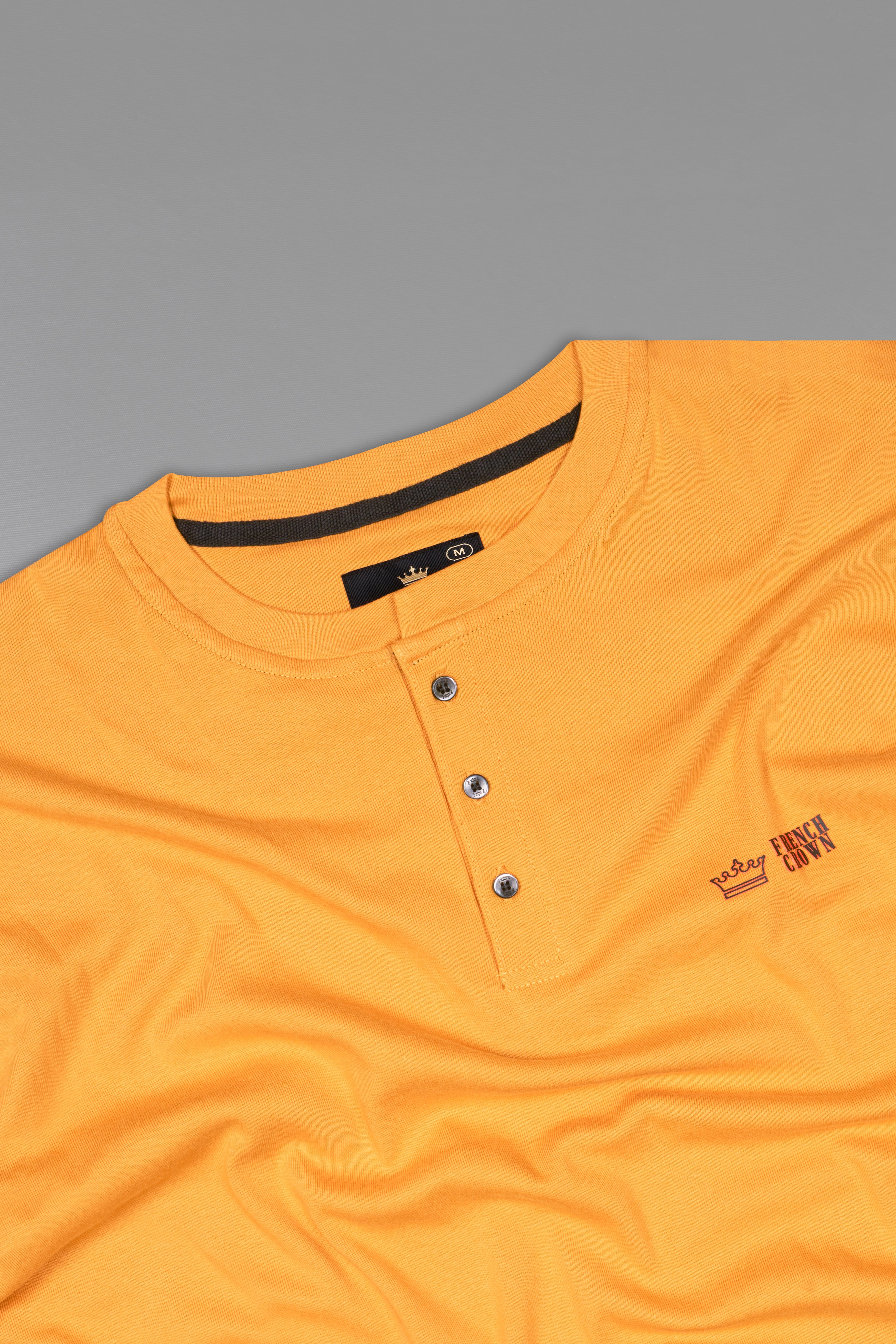 Butterscotch Orange Premium Cotton Round Neck Jersey T-Shirt TS915-S, TS915-M, TS915-L, TS915-XL, TS915-XXL
