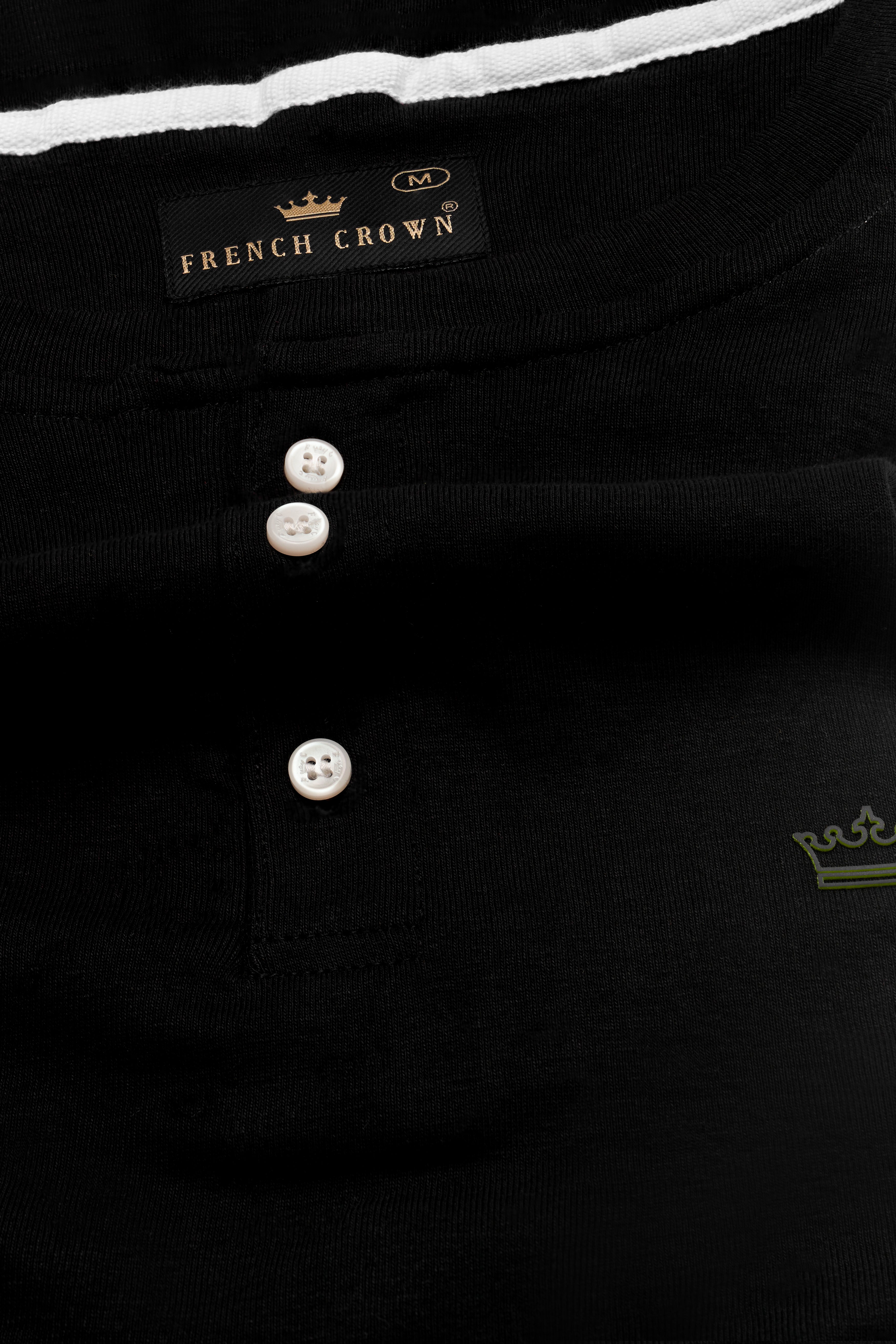 Jade Black Premium Cotton Round Neck T-Shirt TS916-S, TS916-M, TS916-L, TS916-XL, TS916-XXL