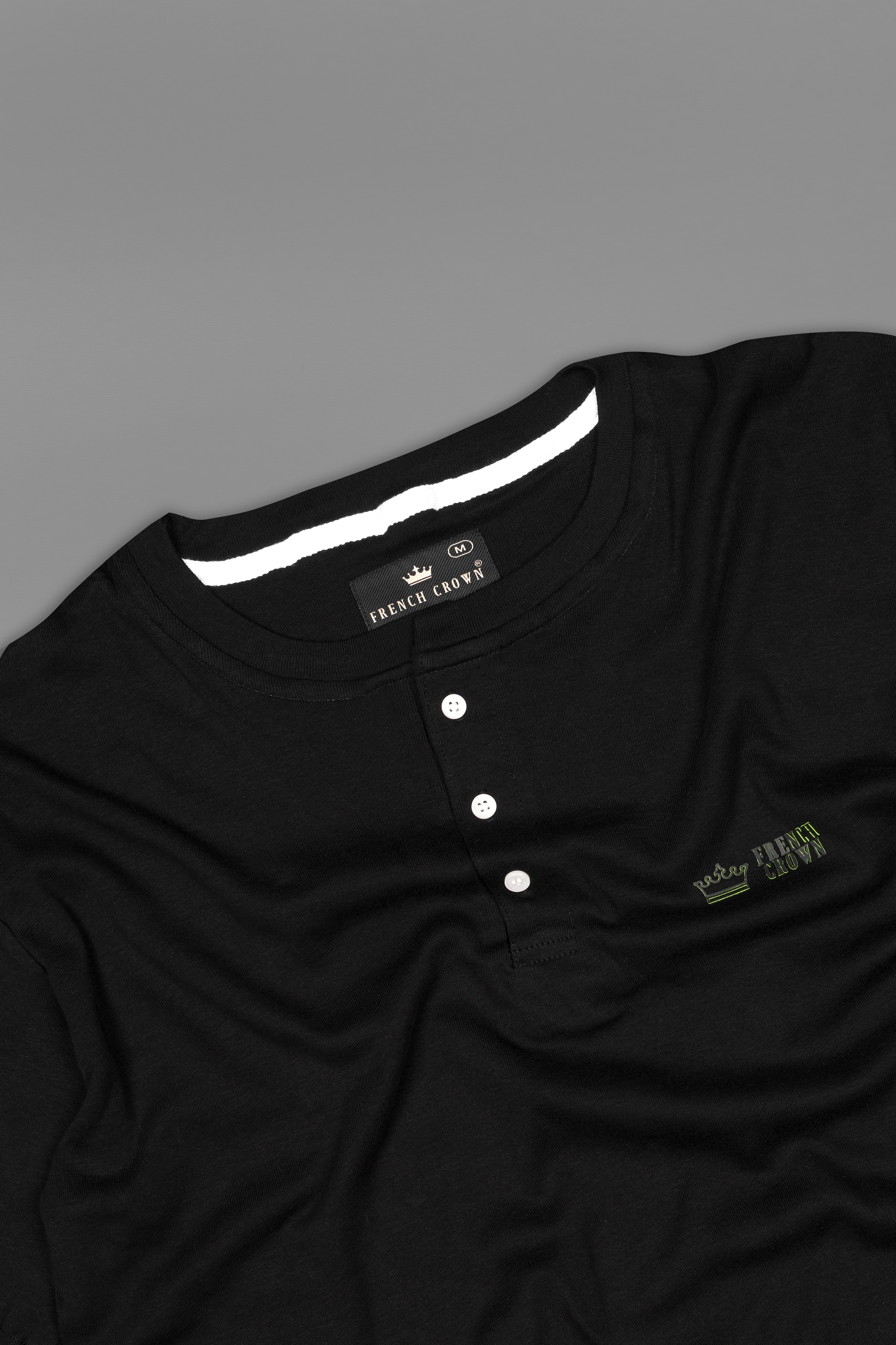 Jade Black Premium Cotton Round Neck T-Shirt TS916-S, TS916-M, TS916-L, TS916-XL, TS916-XXL