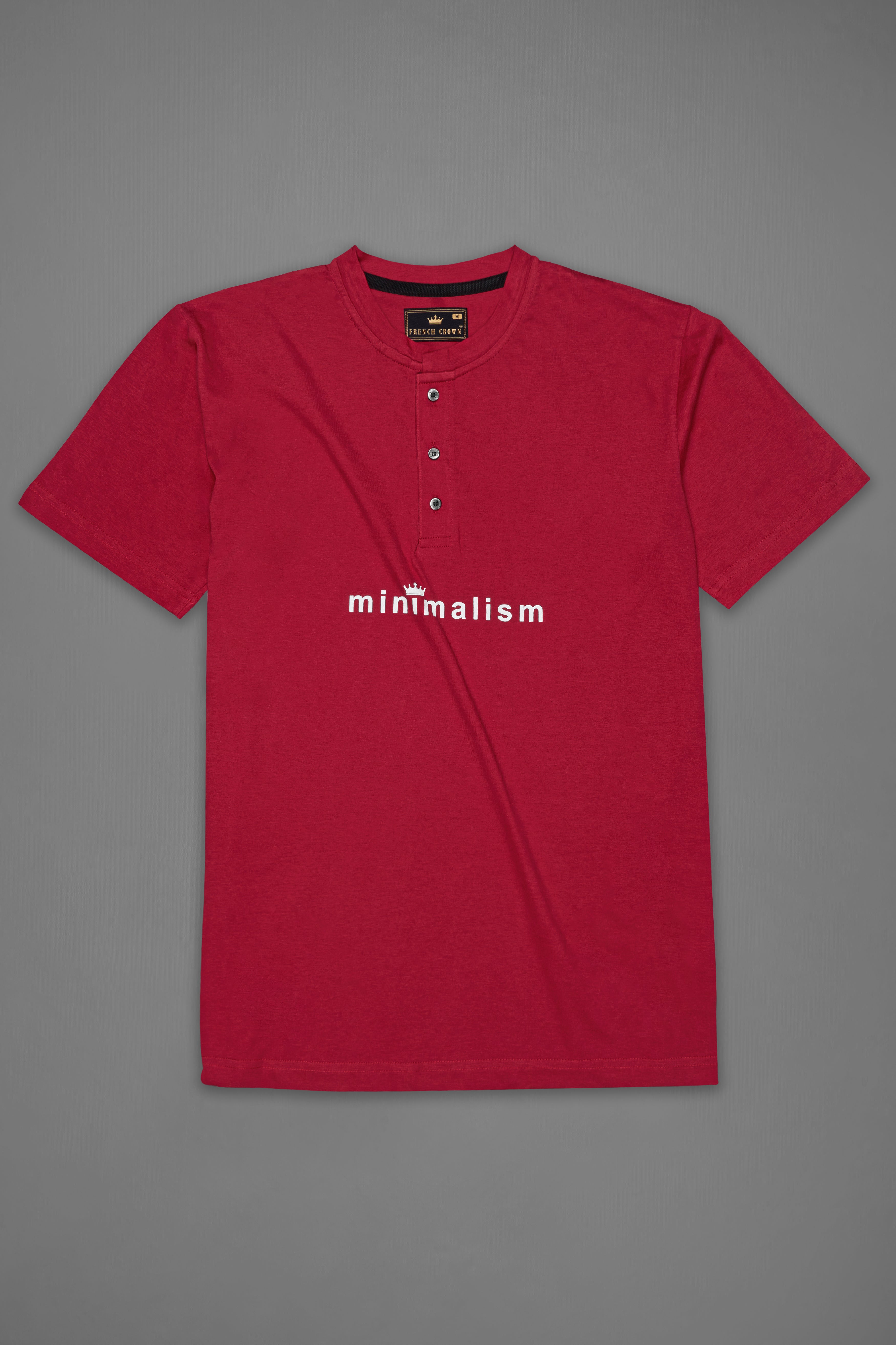 Monarch Red Premium Cotton Round Neck T-Shirt TS918-S, TS918-M, TS918-L, TS918-XL, TS918-XXL