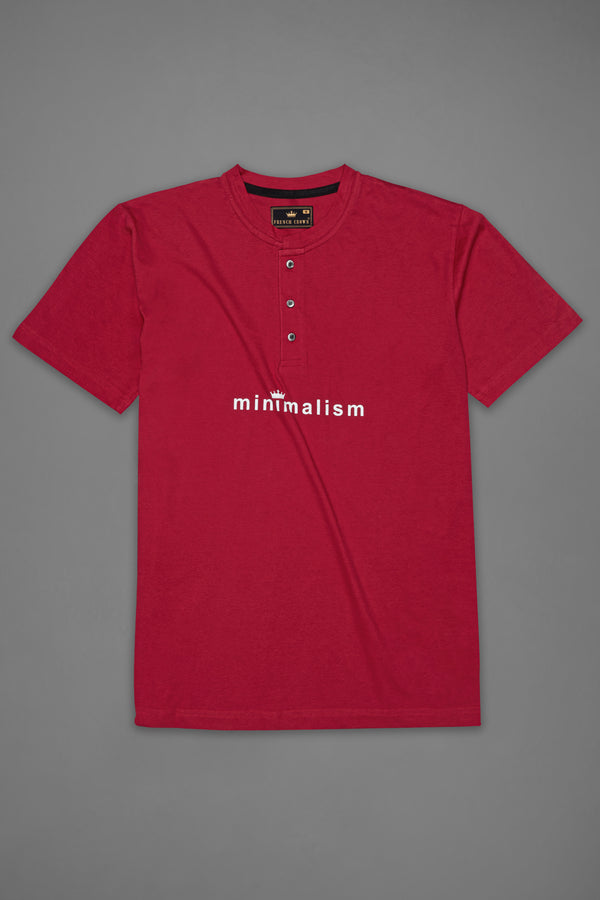 Monarch Red Premium Cotton Round Neck T-shirt