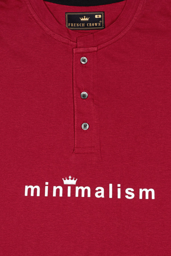 Monarch Red Premium Cotton Round Neck T-shirt