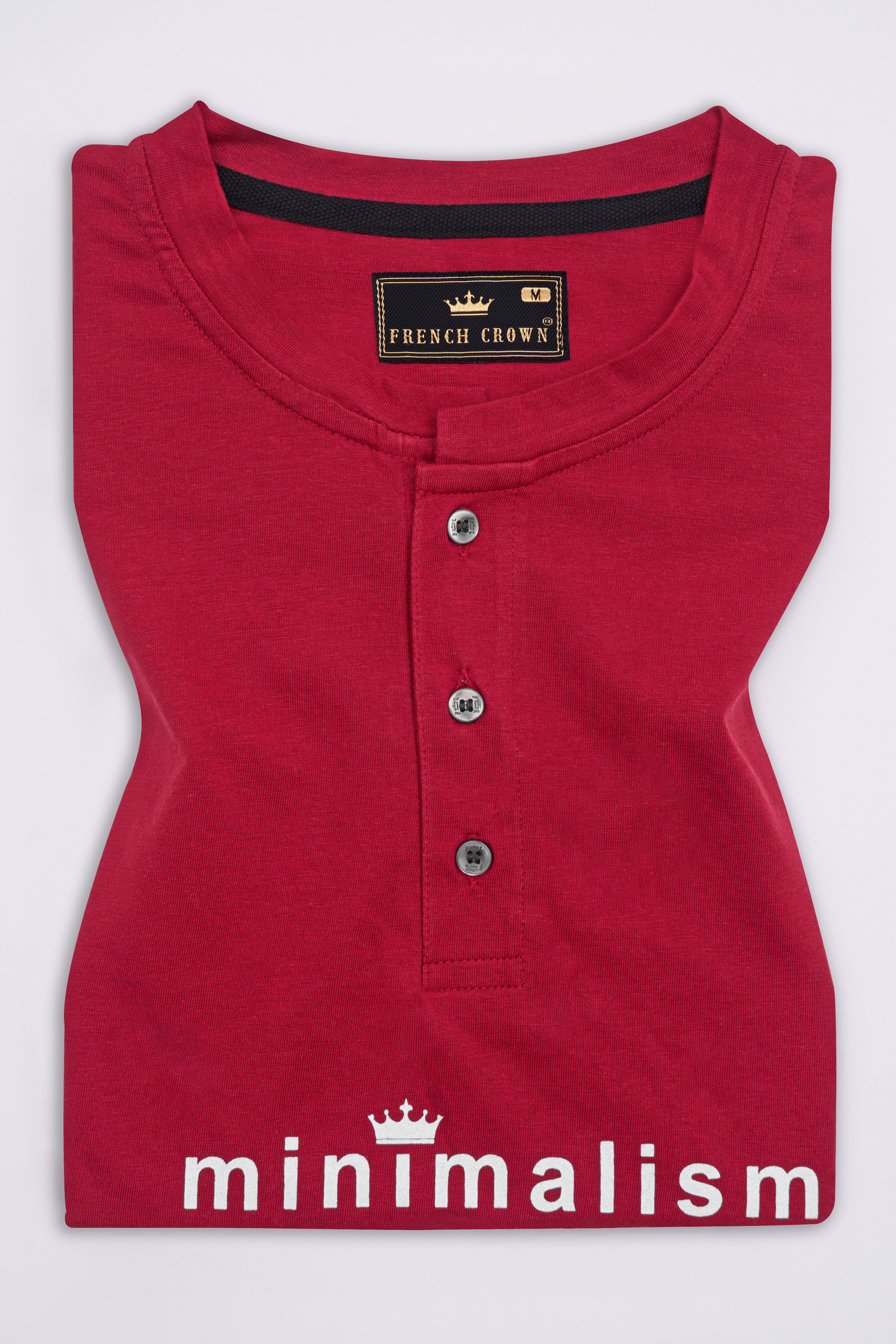 Monarch Red Premium Cotton Round Neck T-Shirt TS918-S, TS918-M, TS918-L, TS918-XL, TS918-XXL