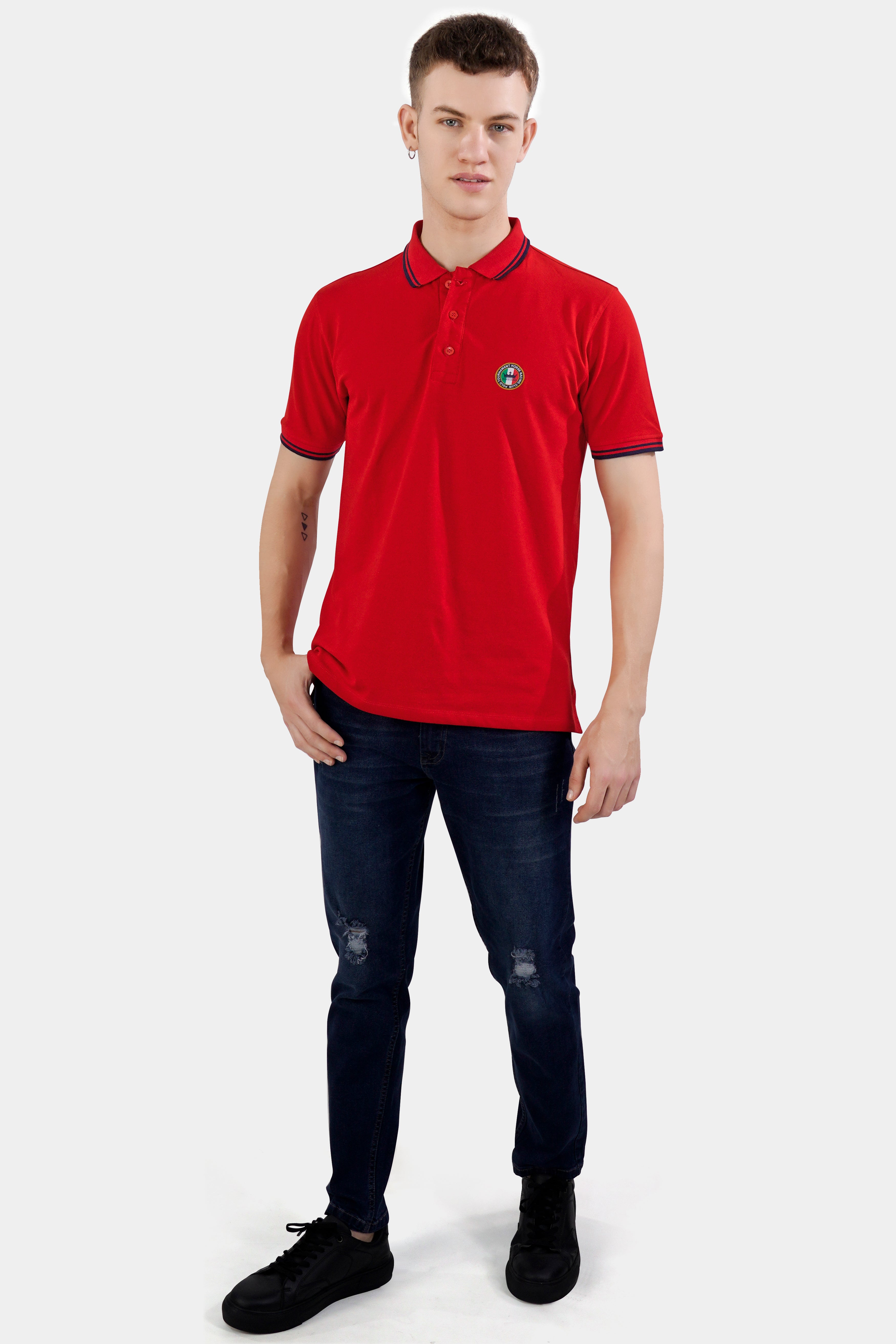 Guardsman Red Premium Cotton Pique Polo TS927-S, TS927-M, TS927-L, TS927-XL, TS927-XXL